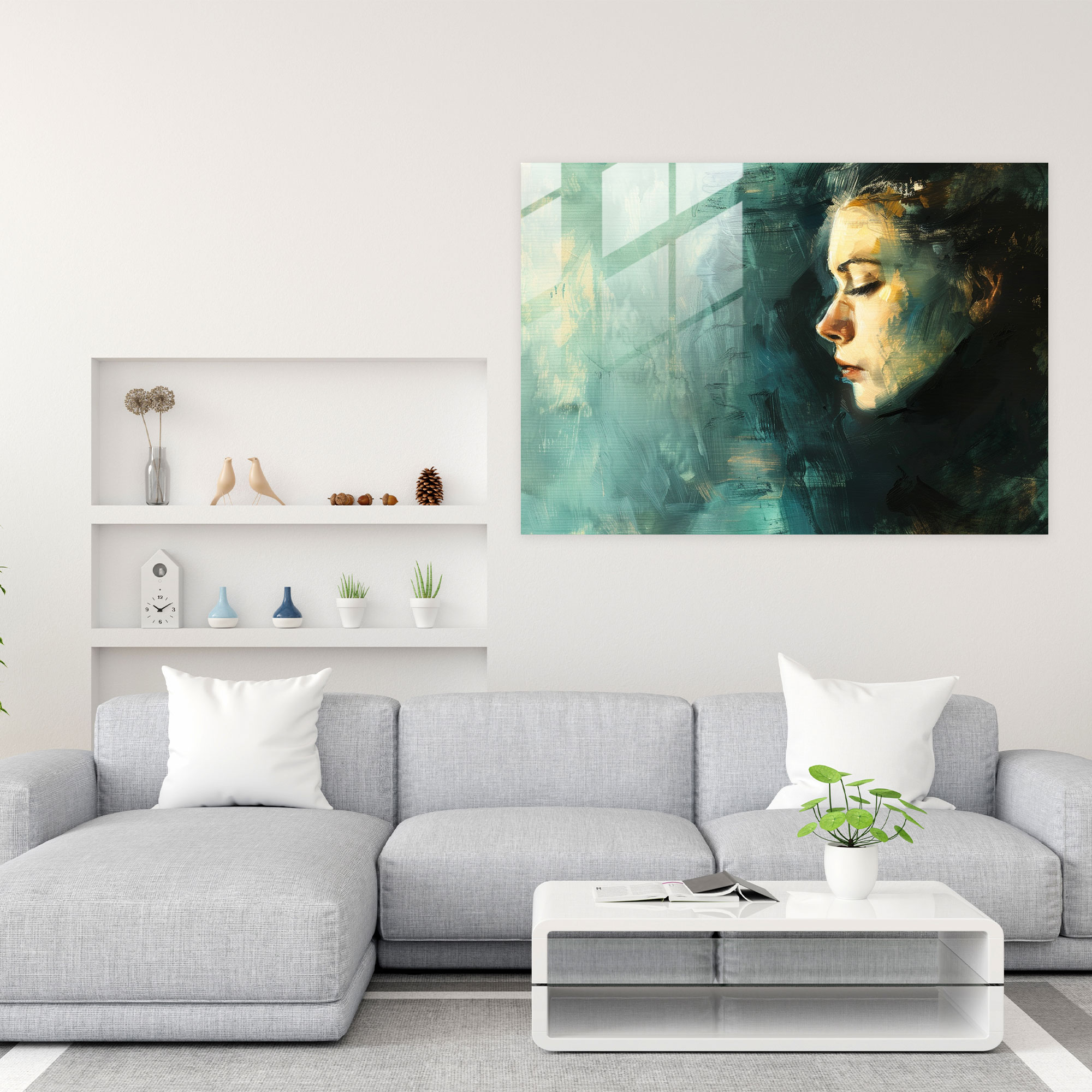 Rembrandt Glass Wall Art - Soft And Gentle Brushstrokes - Rembrandt, Modern Art, Wall Decoration, Rembrandt