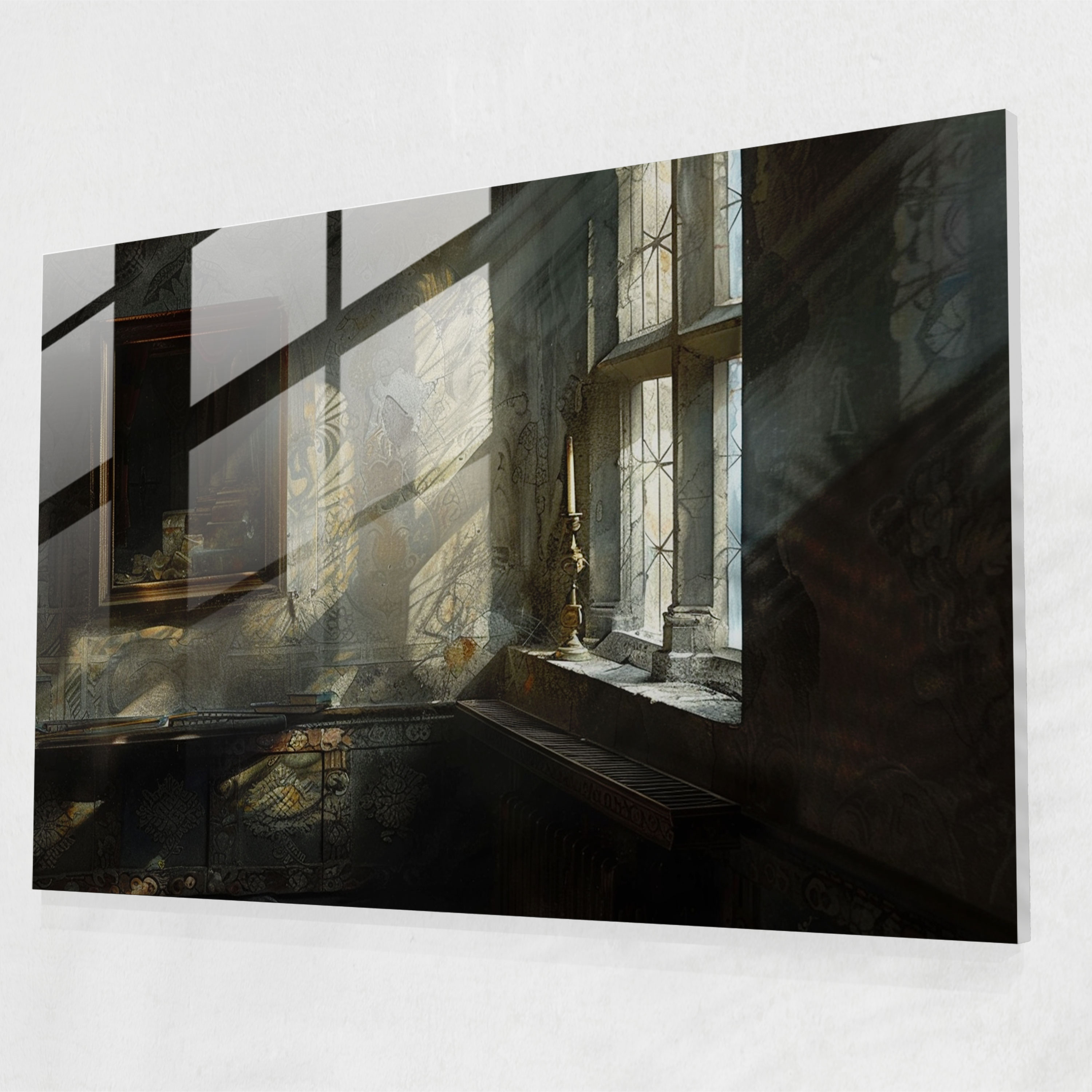 Rembrandt Wall Decoration - Expressive Light And Shadow - Rembrandt, Glass Art, Glass Wall Art, Home Decoration
