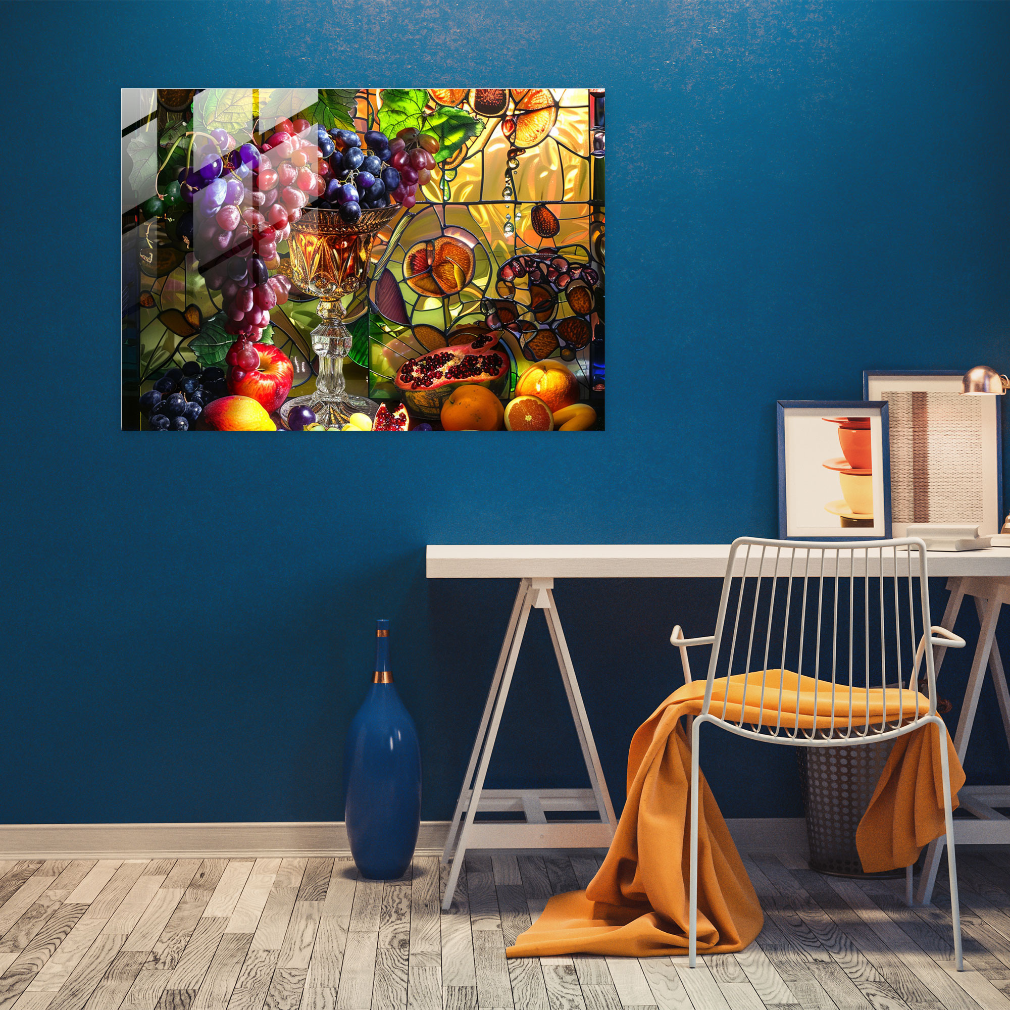 Rembrandt Fruits Glass Wall Art - Rembrandt, Glass Wall Art, Home Decoration, Rembrandt