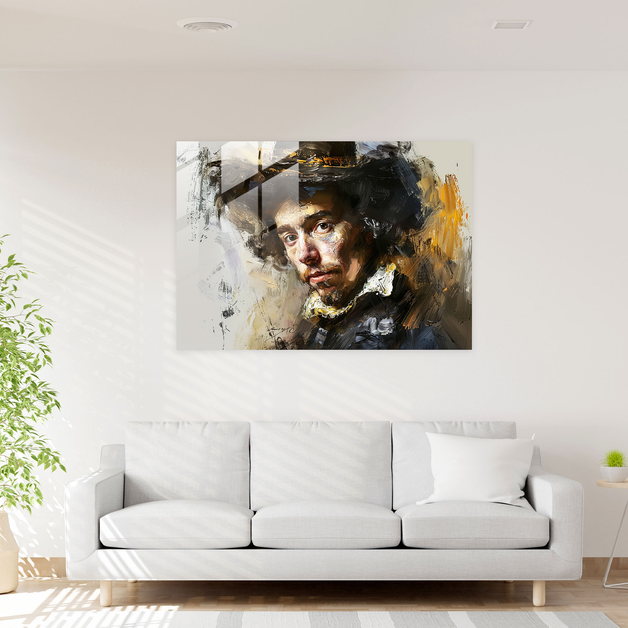 Rembrandt Self Portrait Home Decoration - Rembrandt, Home Decoration, Modern Art, Rembrandt
