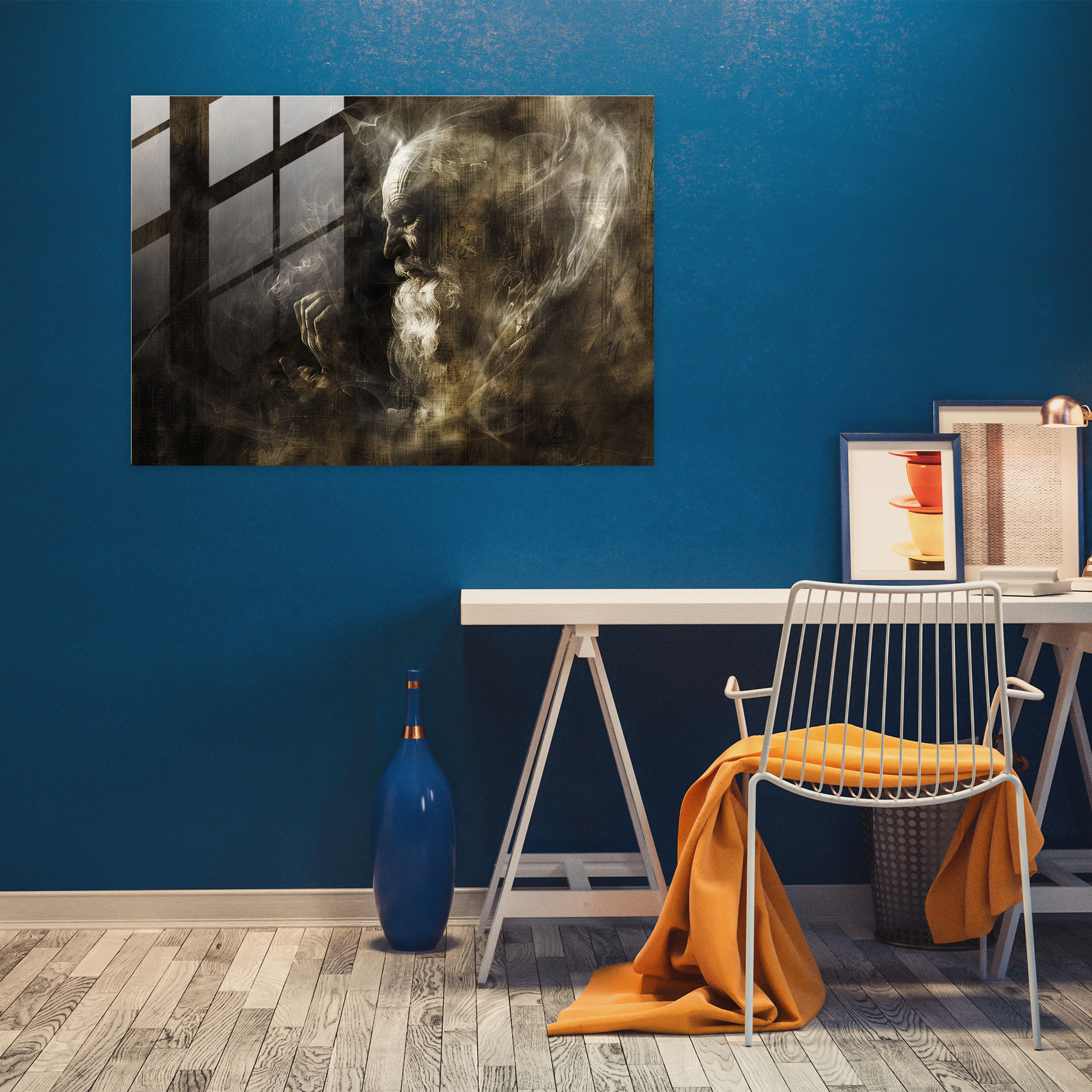 Rembrandt Religious Glass Print Artwork - Rembrandt, Rembrandt, Wall Decoration, Glass Print
