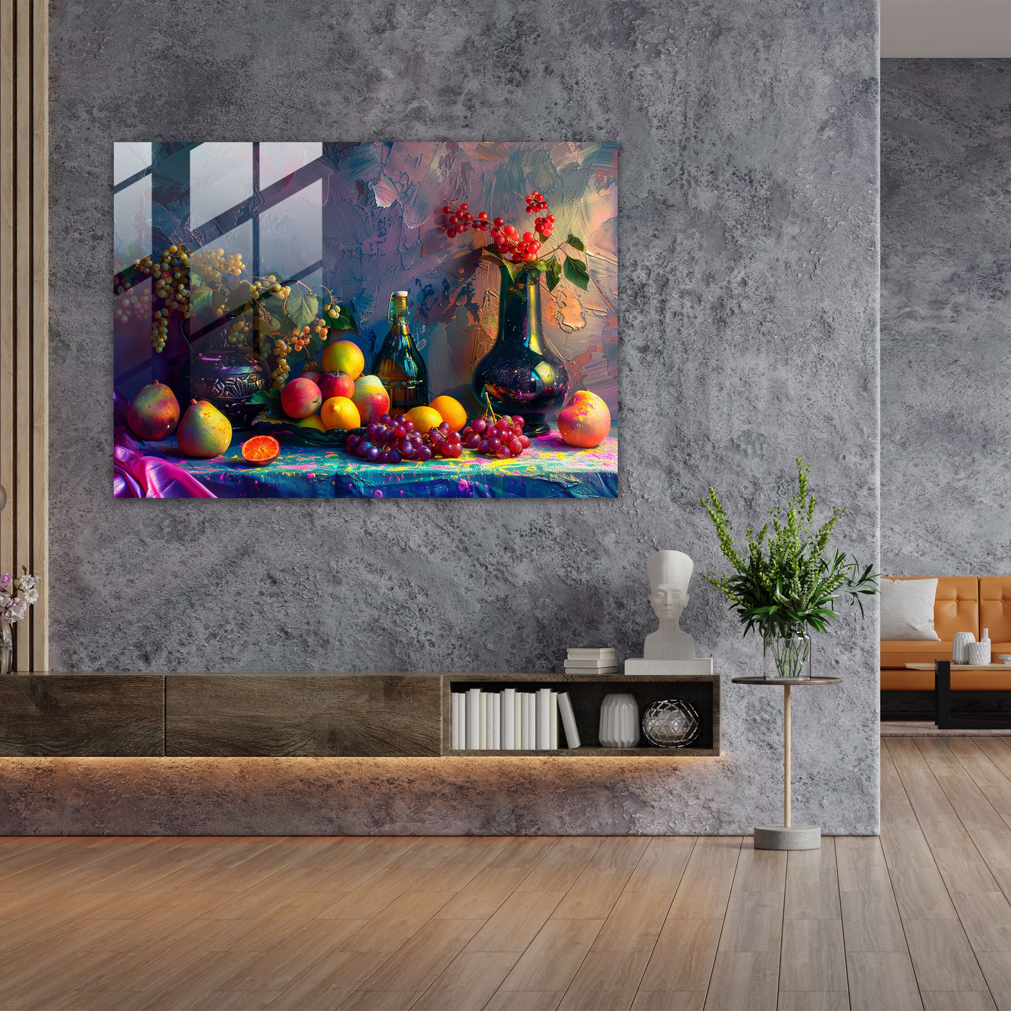 Rembrandt Glass Wall Art - Vibrant Still Life - Rembrandt, Rembrandt, Vibrant Colors, Sophistication