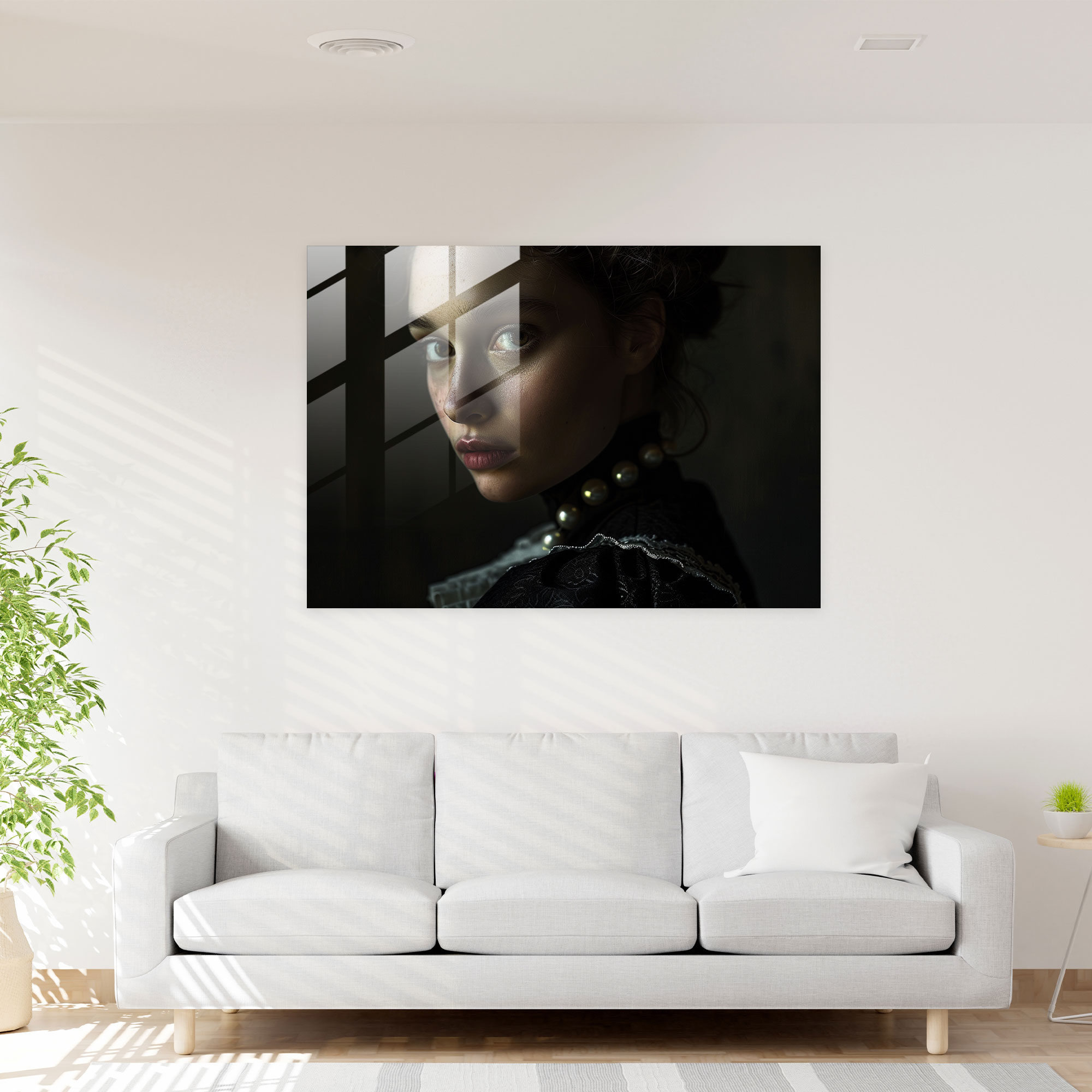 Rembrandt Glass Art Wall Decoration - Rembrandt, Intensity, Fine Art, Glass Art