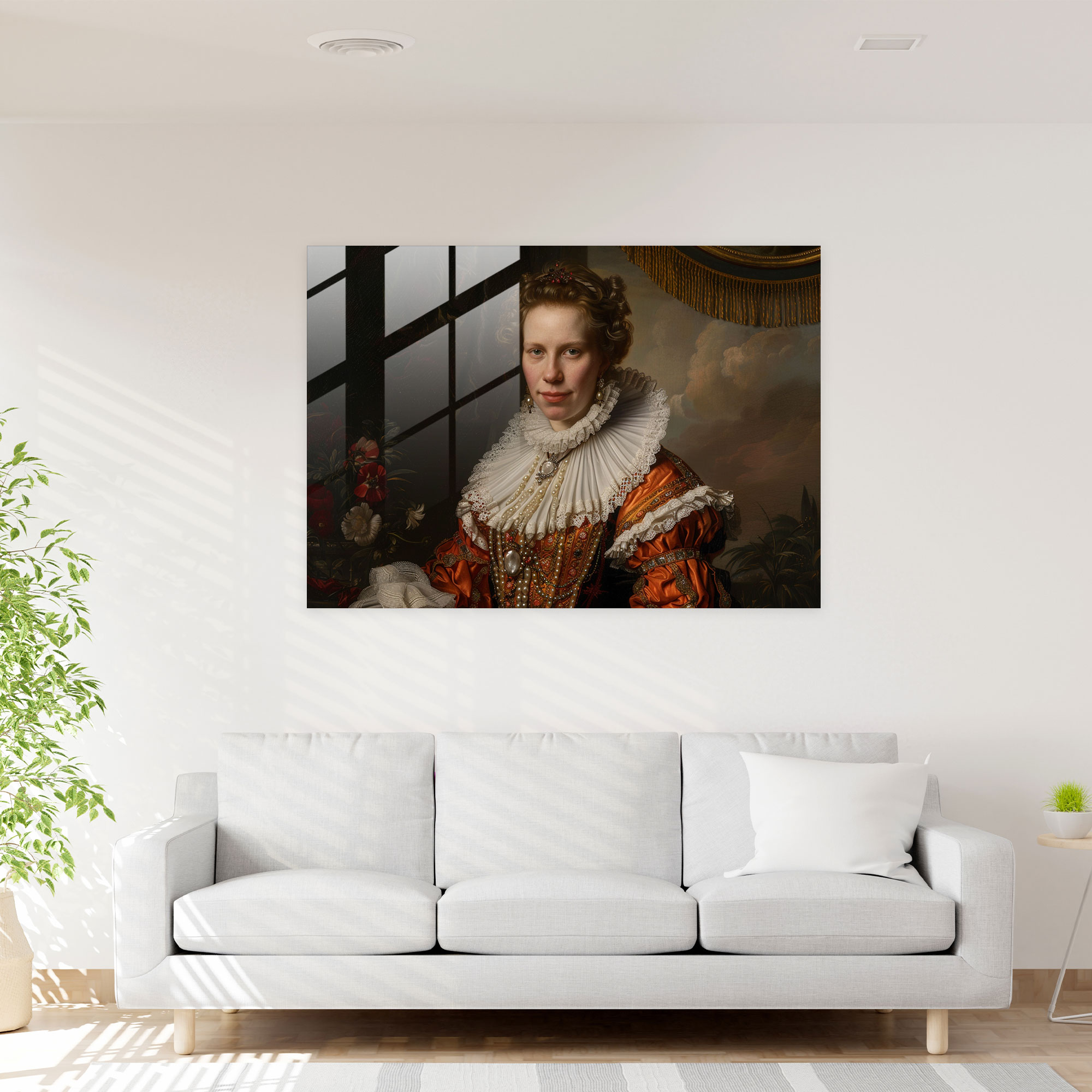 Rembrandt Glass Print Wall Decoration - Rembrandt, Rembrandt, Luxurious, Opulent