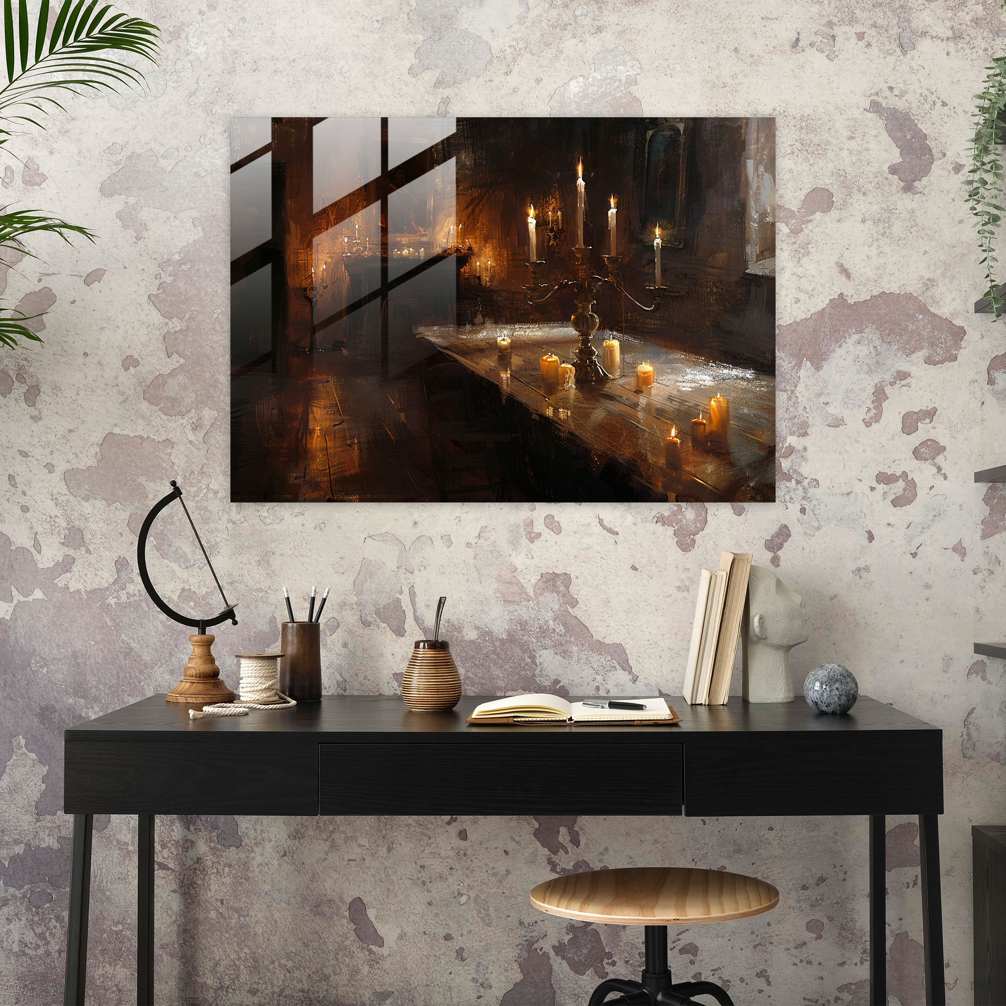 Rembrandt Glass Wall Art Home Decoration - Rembrandt, Rembrandt, Warmth, Glass Wall Art