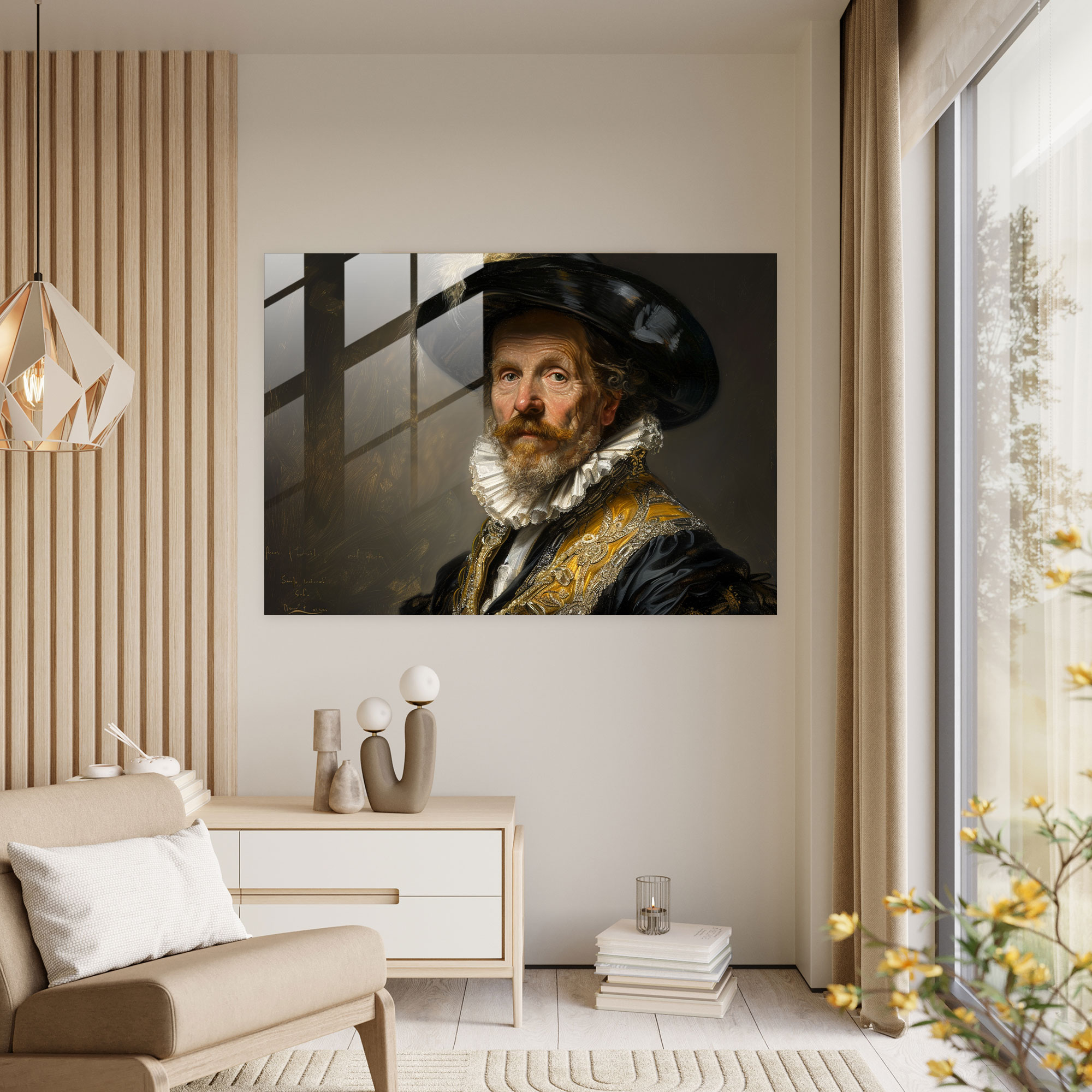Rembrandt Glass Print Home Decoration - Rembrandt, Glass Print, Rembrandt, Wall Decoration