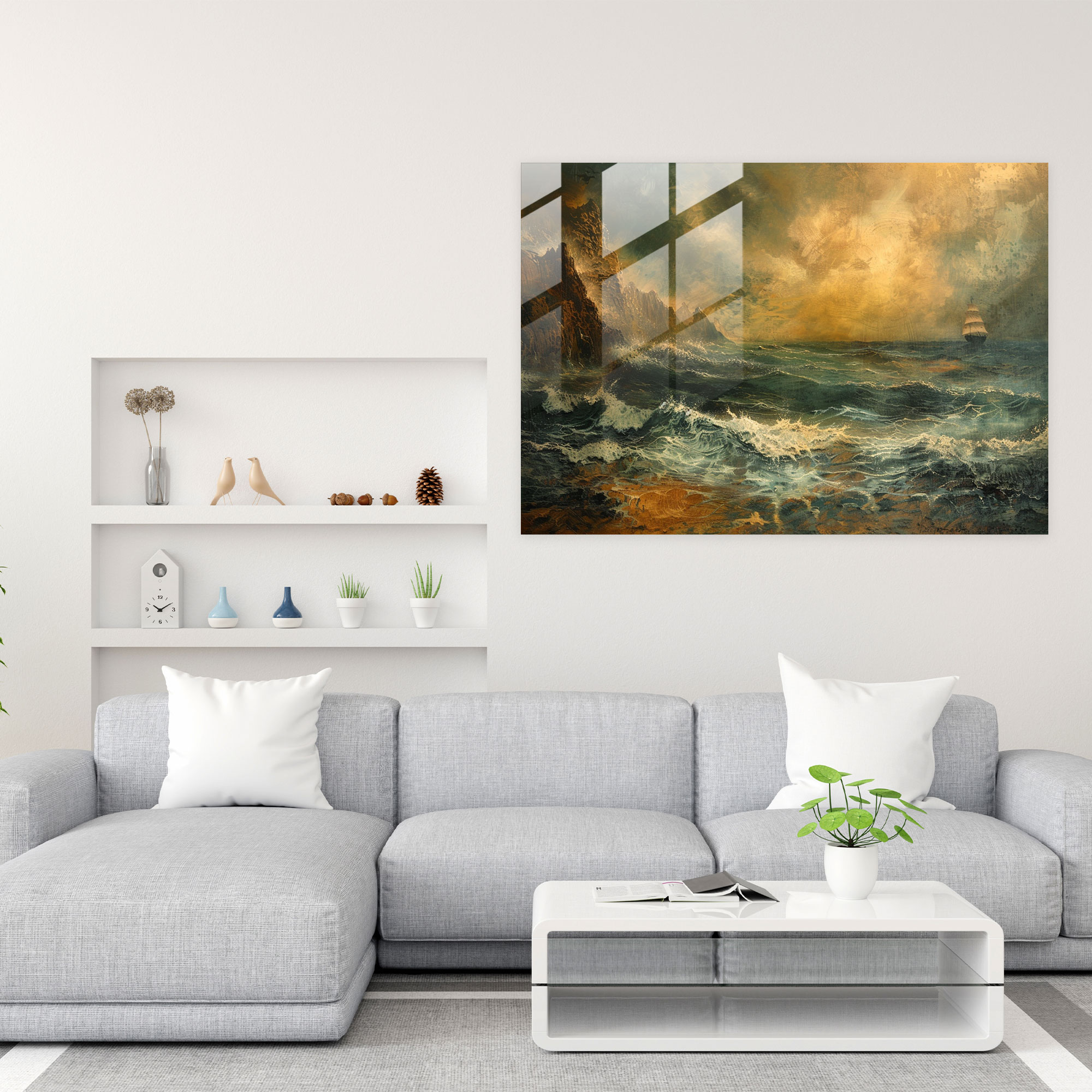 Rembrandt Glass Print Wall Decoration - Rembrandt, Glass Print, Glass Wall Art, Home Decoration