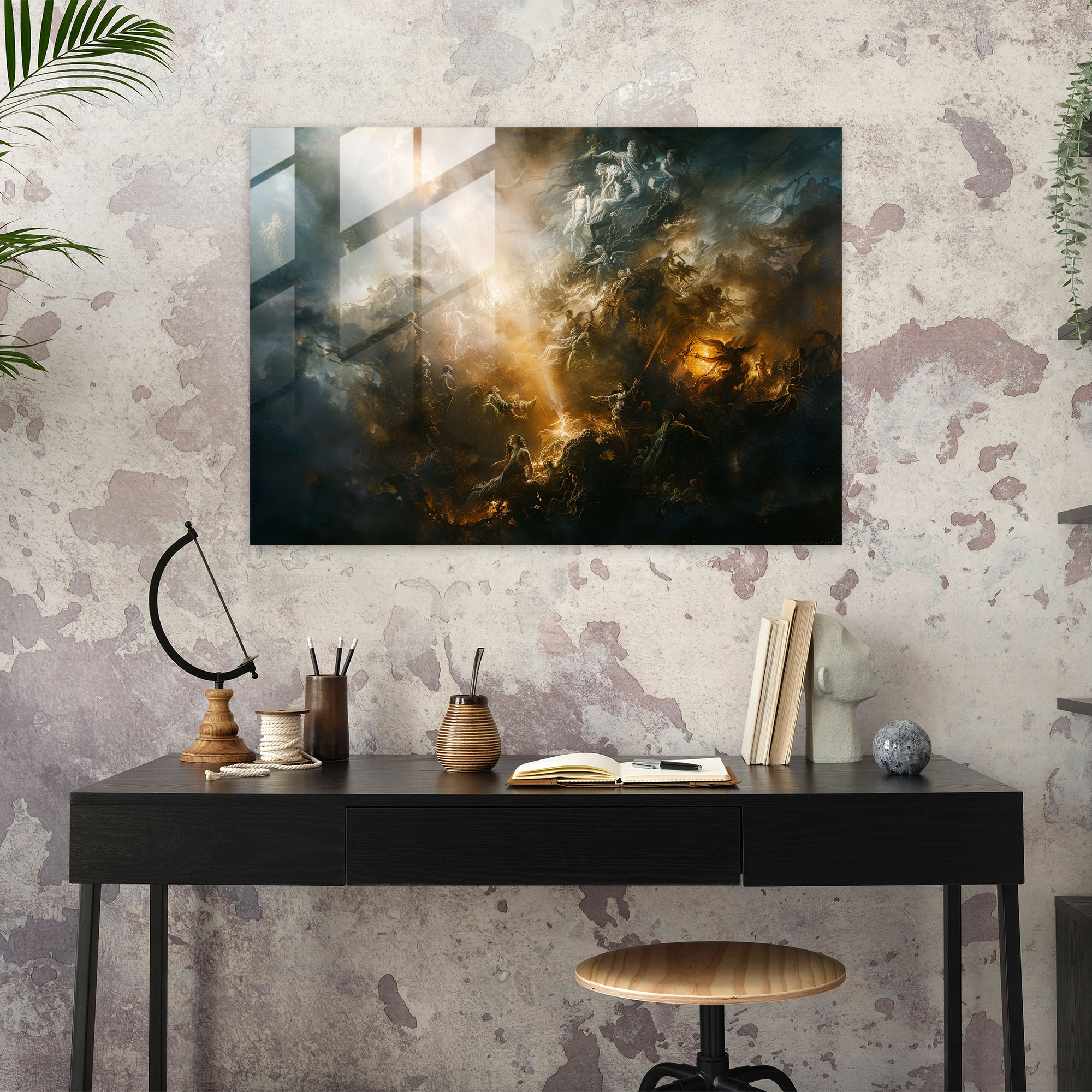 Rembrandt Glass Wall Art Home Decoration - Rembrandt, Modern Art, Rembrandt, Wall Decoration