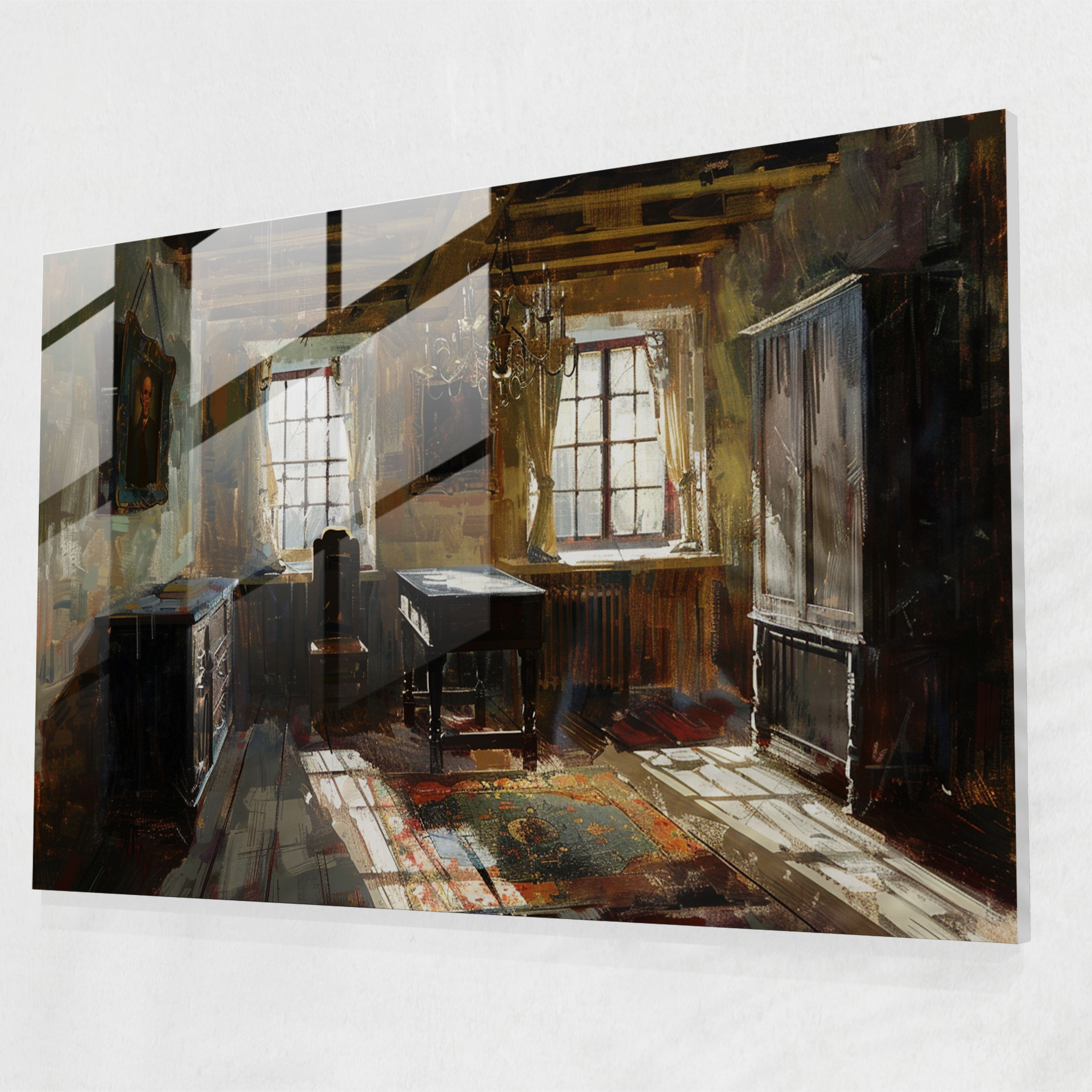 Rembrandt Glass Print Home Decoration - Rembrandt, Modern Art, Glass Art, Wall Decoration