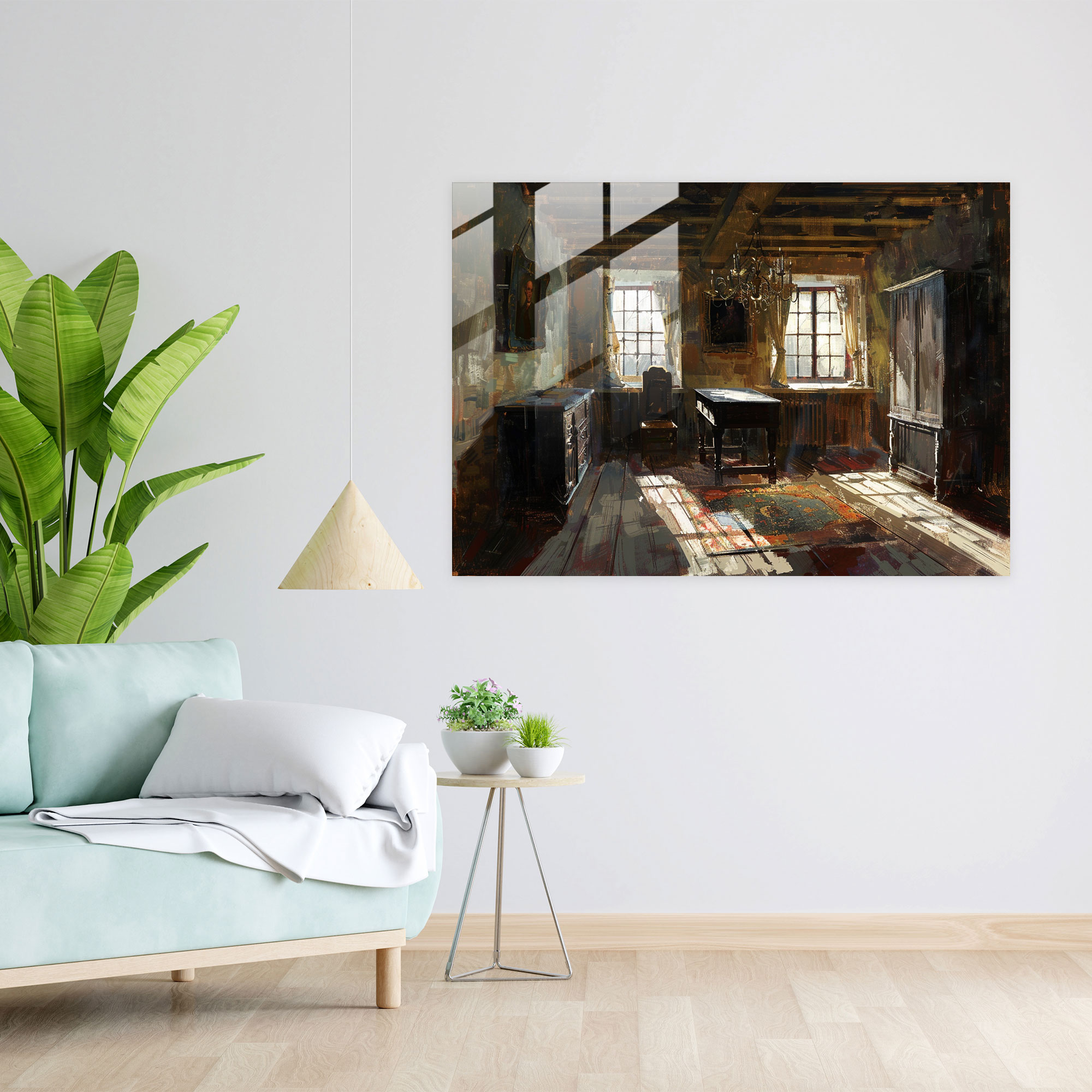 Rembrandt Glass Print Home Decoration - Rembrandt, Modern Art, Glass Art, Wall Decoration