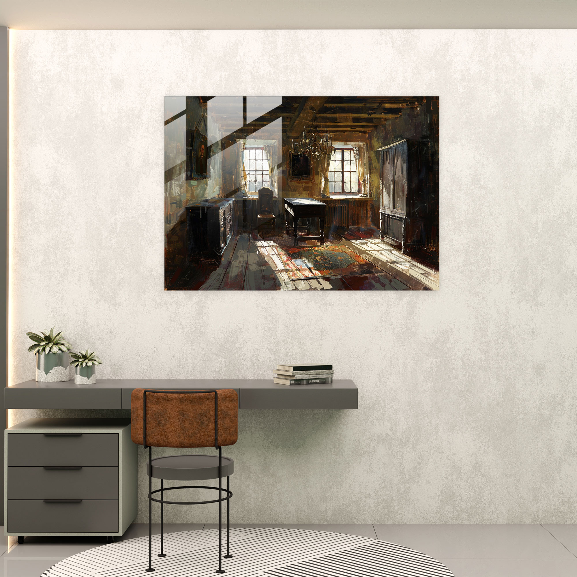 Rembrandt Glass Print Home Decoration - Rembrandt, Modern Art, Glass Art, Wall Decoration