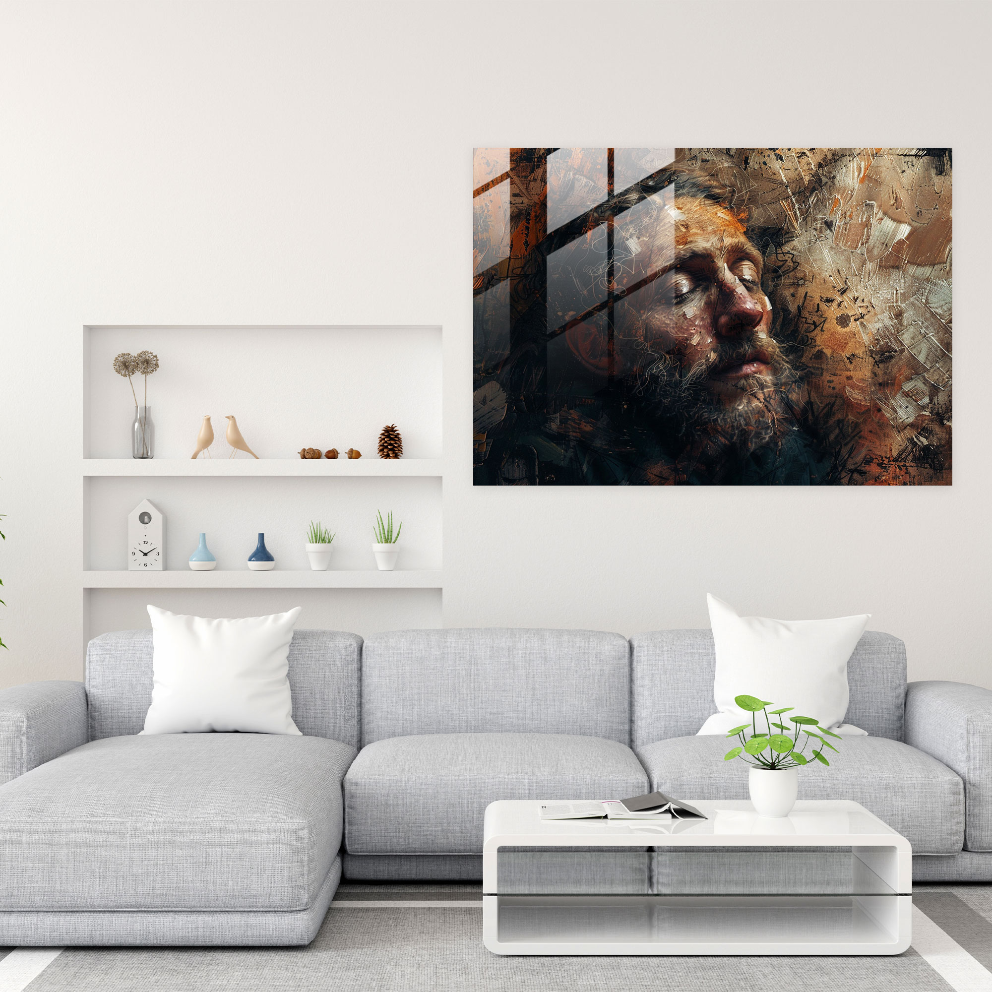 Rembrandt Modern Art Self-Portrait - Rembrandt, Emotion, Rembrandt, Modern Art