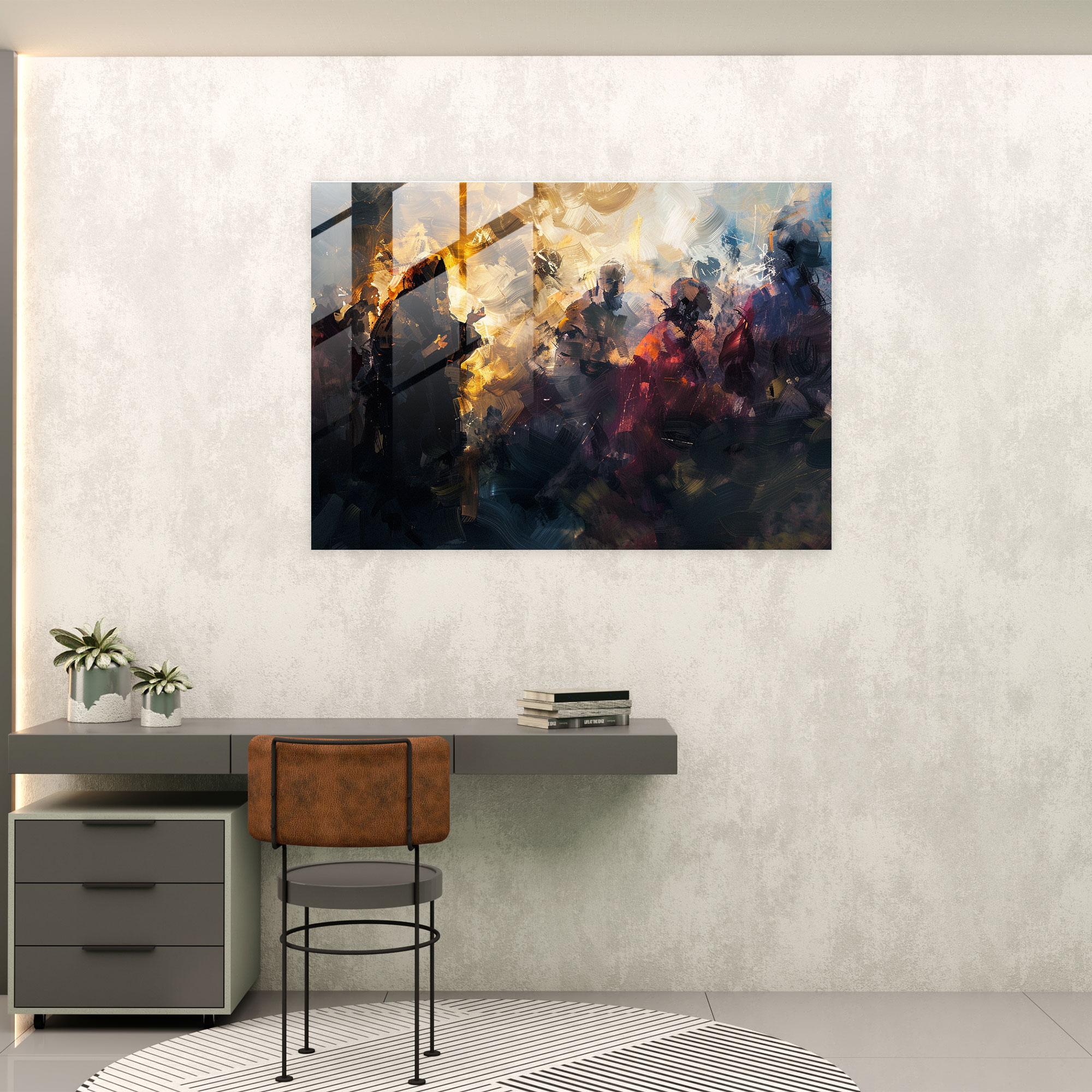 Rembrandt Historical Scene Glass Print - Rembrandt, Historical Scene, Glass Print, Rembrandt