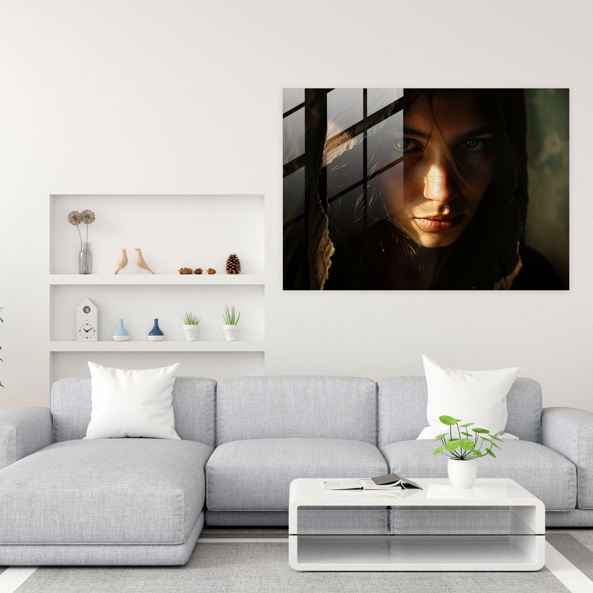 Rembrandt Glass Wall Art Mysterious Figure - Rembrandt, Glass Art, Mysterious Figure, Rembrandt