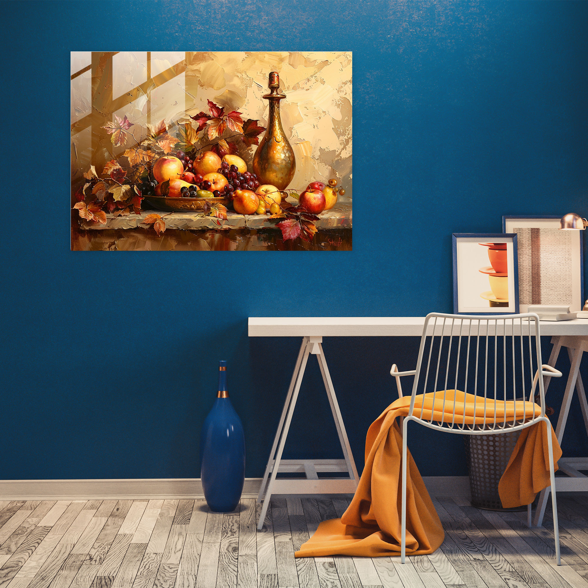 Rembrandt Home Decoration Still Life Painting - Rembrandt, Wall Decoration, Home Decoration, Glass Art