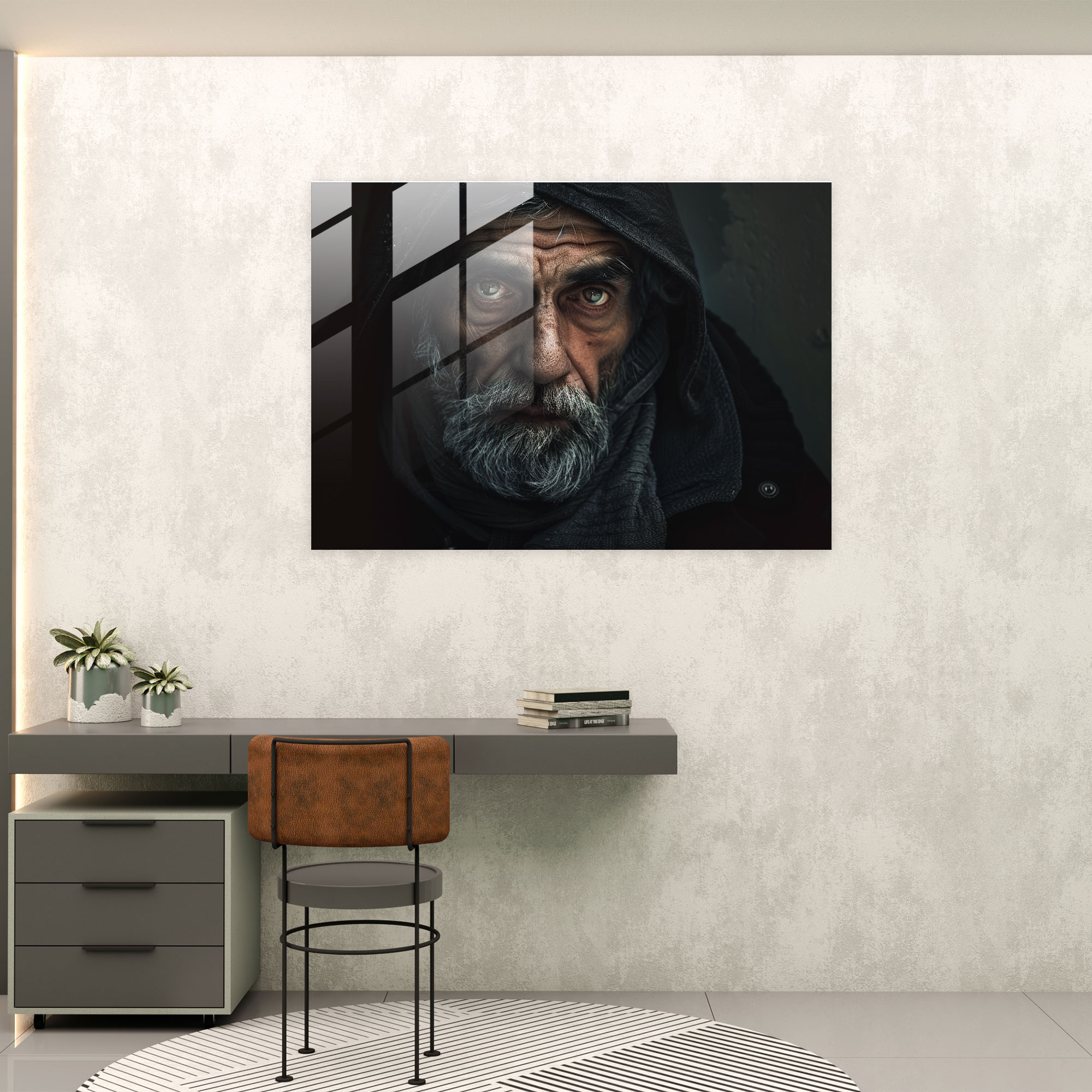 Rembrandt Glass Print - Rembrandt, Rembrandt, Modern Art, Home Decoration
