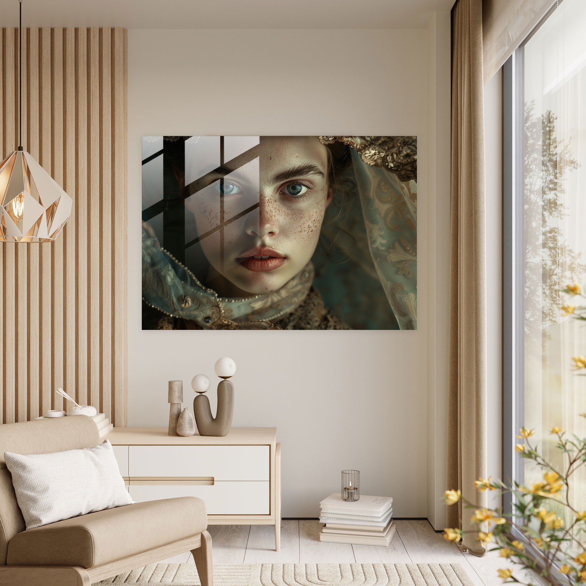 Rembrandt Wall Decoration - Rembrandt, Modern Art, Wall Decoration, Glass Art