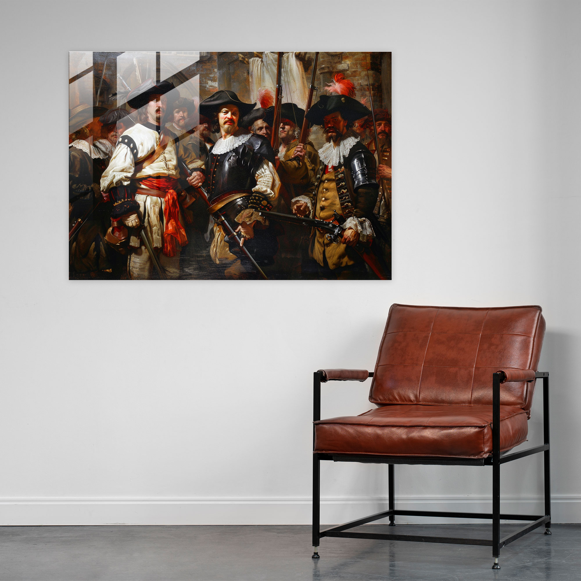 Rembrandt Glass Print Historical Painting - Rembrandt, Home Decoration, Glass Print, Rembrandt