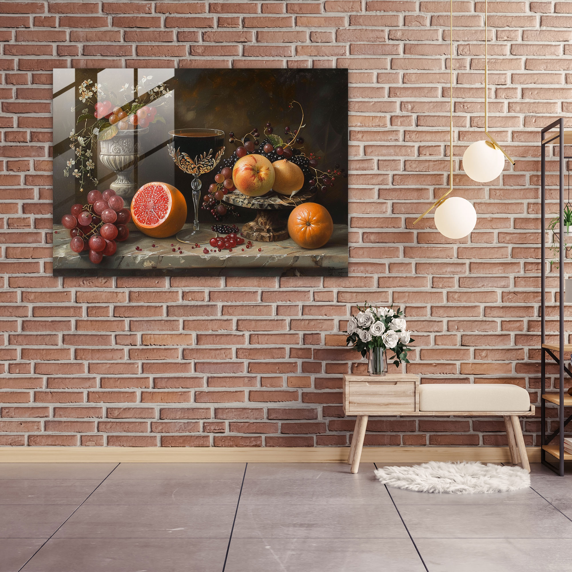 Rembrandt Glass Wall Art - Golden Age Still Life - Rembrandt, Rembrandt, Modern Art, Glass Wall Art
