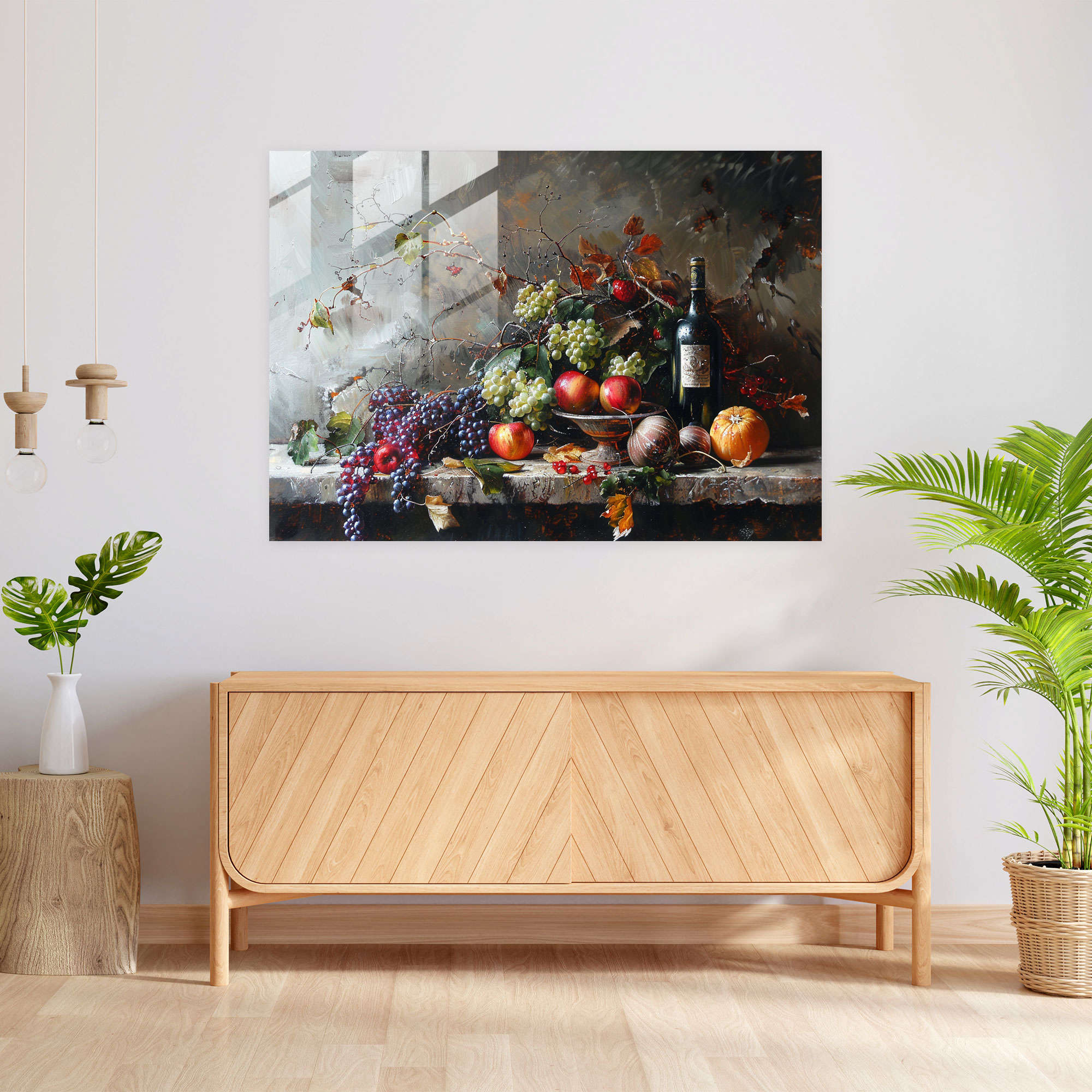 Rembrandt Wall Decoration - Rich Still Life - Rembrandt, Glass Art, Wall Decoration, Modern Art