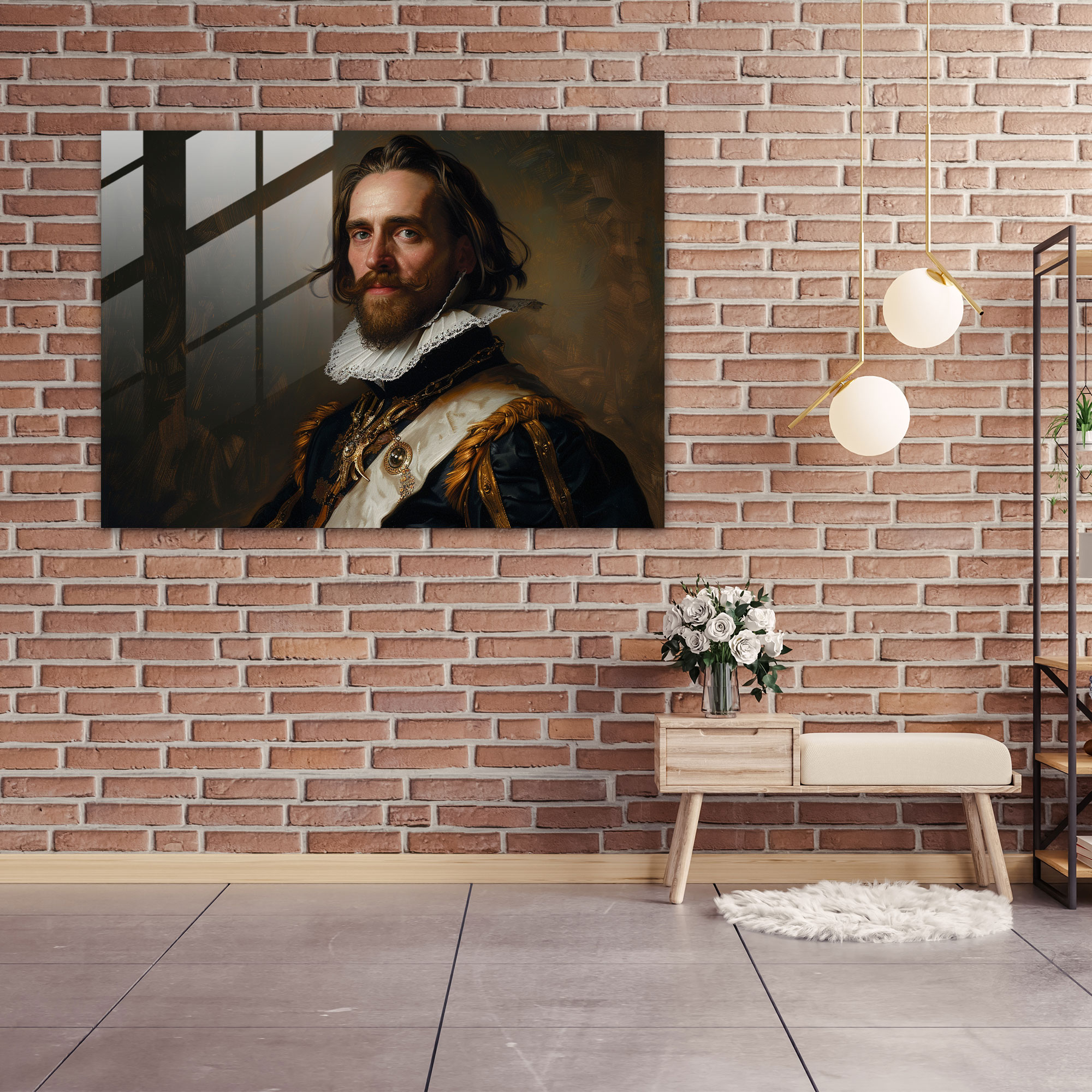 Rembrandt Glass Print Home Decoration - Rembrandt, Modern Art, Glass Print, Wall Decoration