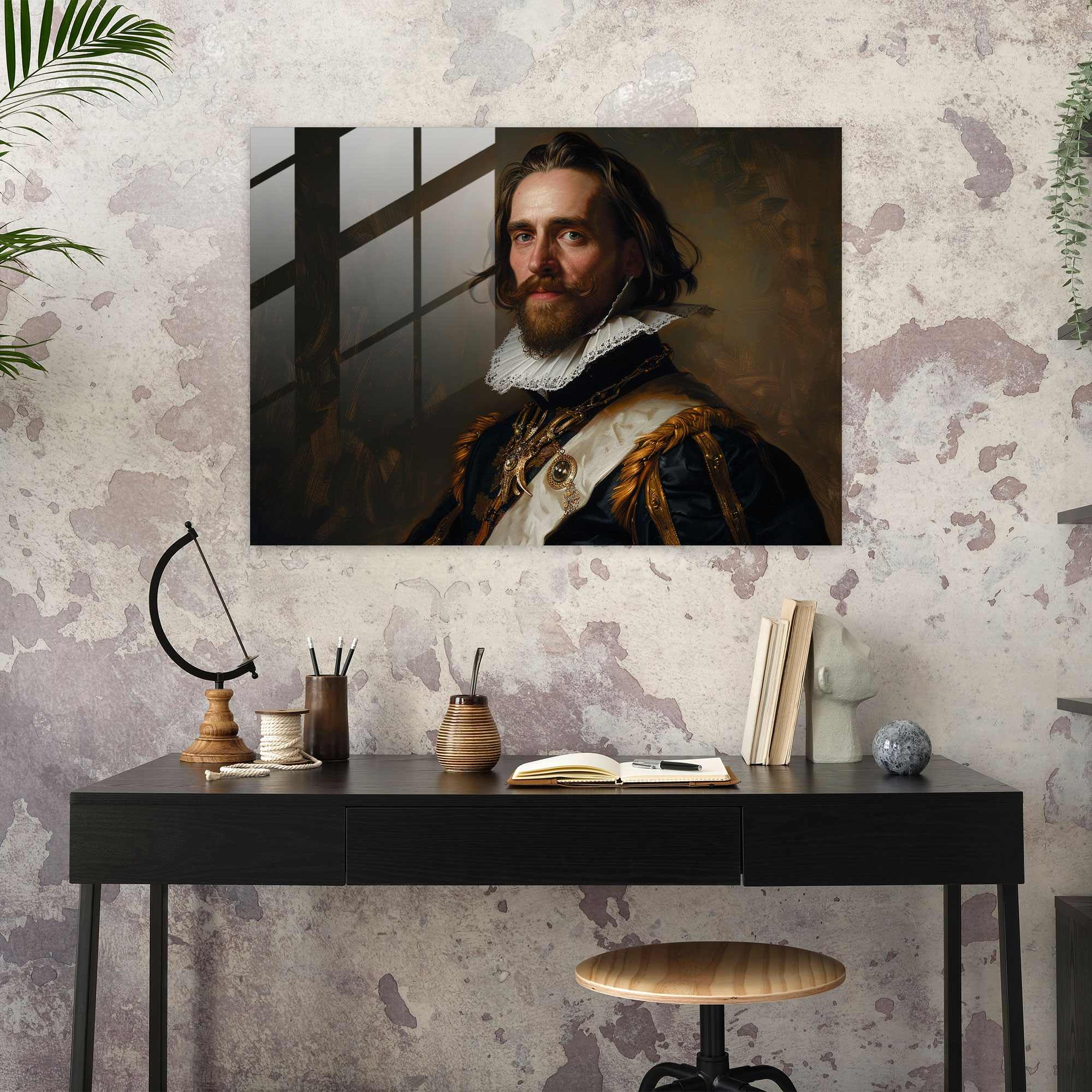 Rembrandt Glass Print Home Decoration - Rembrandt, Modern Art, Glass Print, Wall Decoration