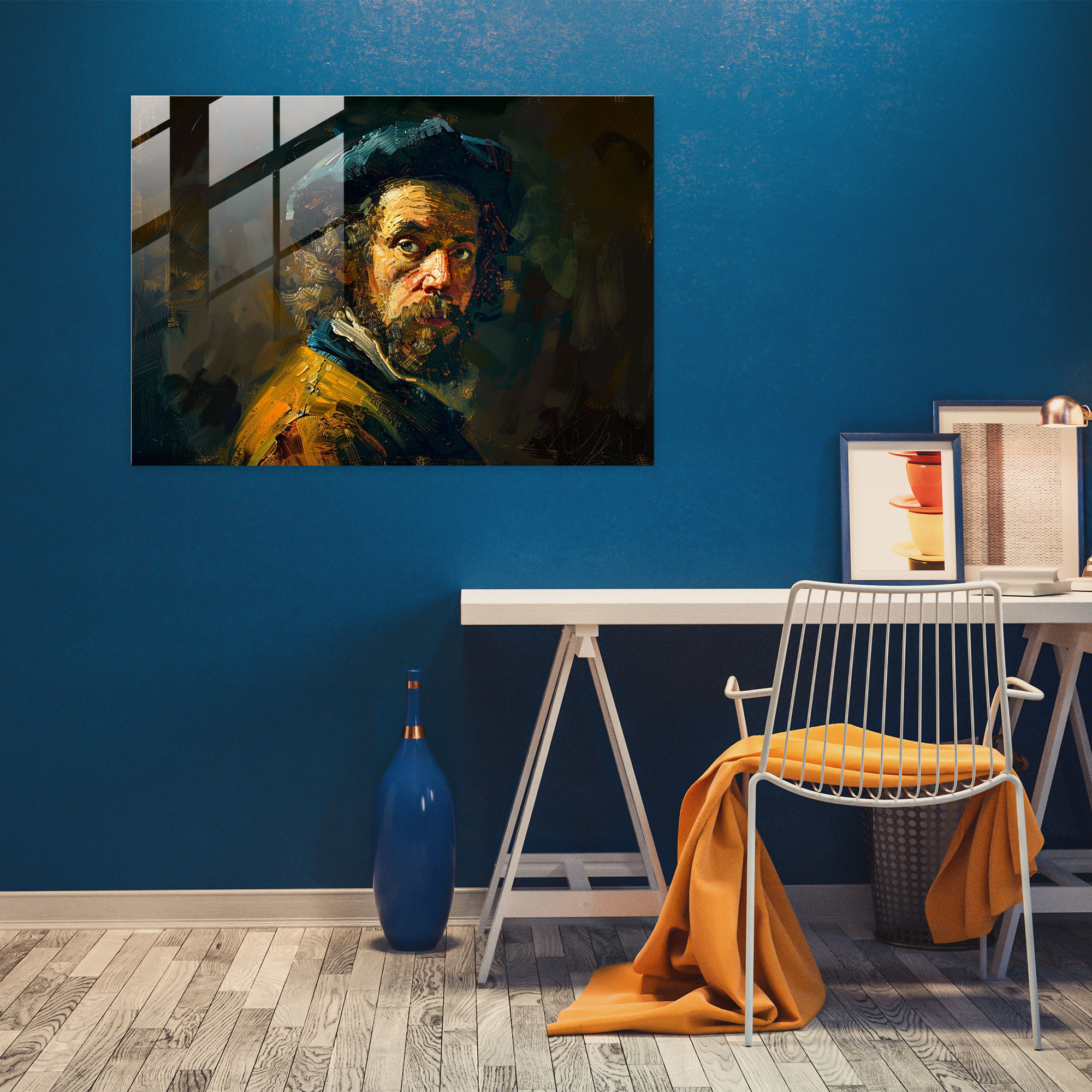 Rembrandt Glass Print Glass Art - Rembrandt, Glass Print, Rembrandt, Wall Decoration