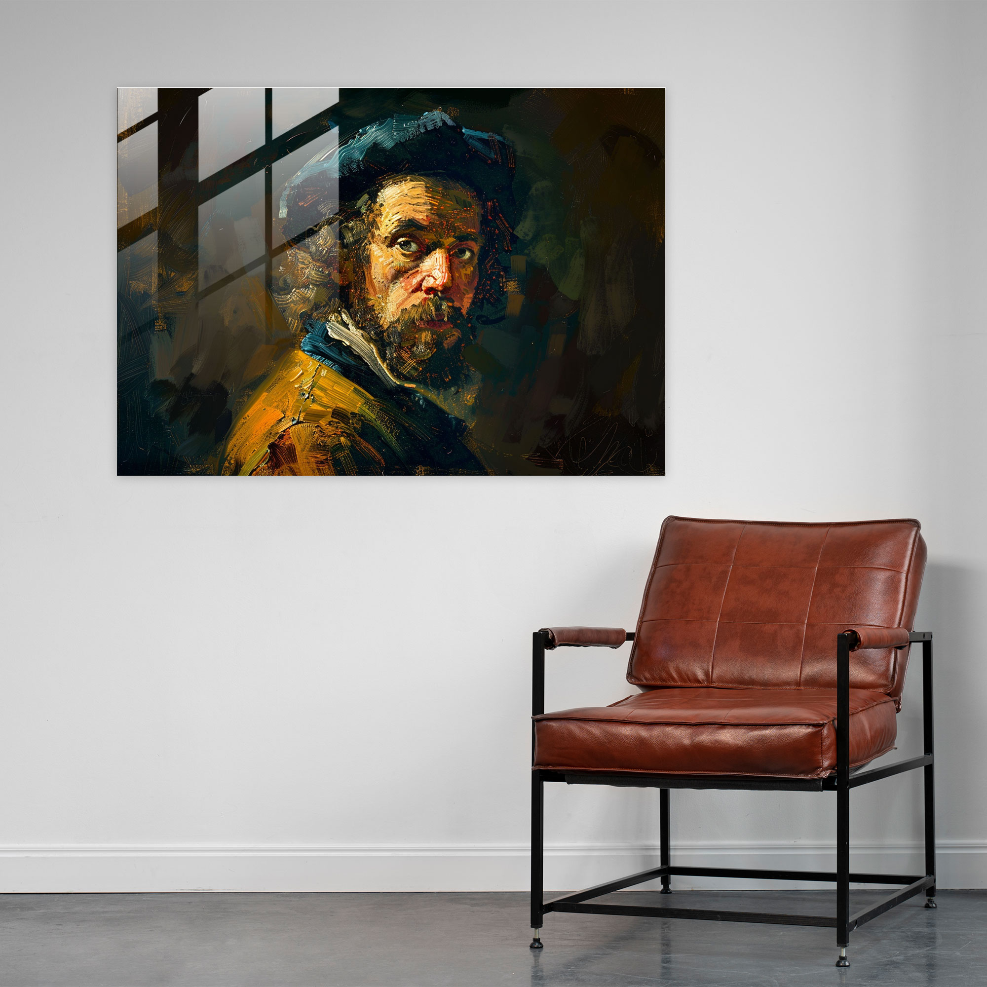 Rembrandt Glass Print Glass Art - Rembrandt, Glass Print, Rembrandt, Wall Decoration