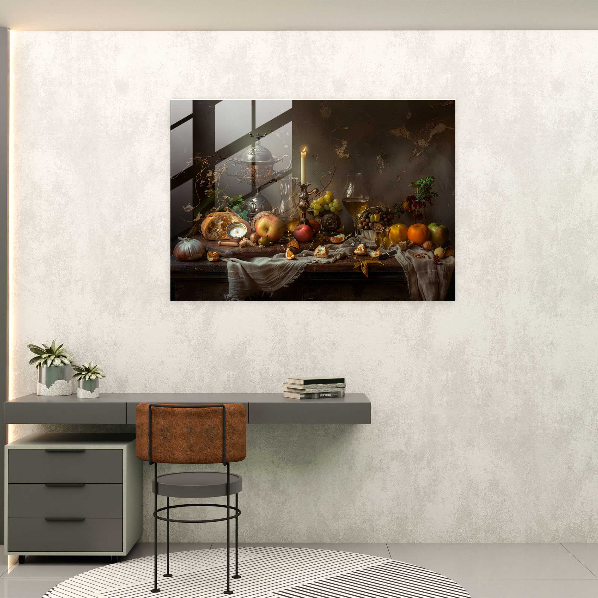 Rembrandt Glass Print Home Decoration - Rembrandt, Home Decoration, Rembrandt, Wall Decoration