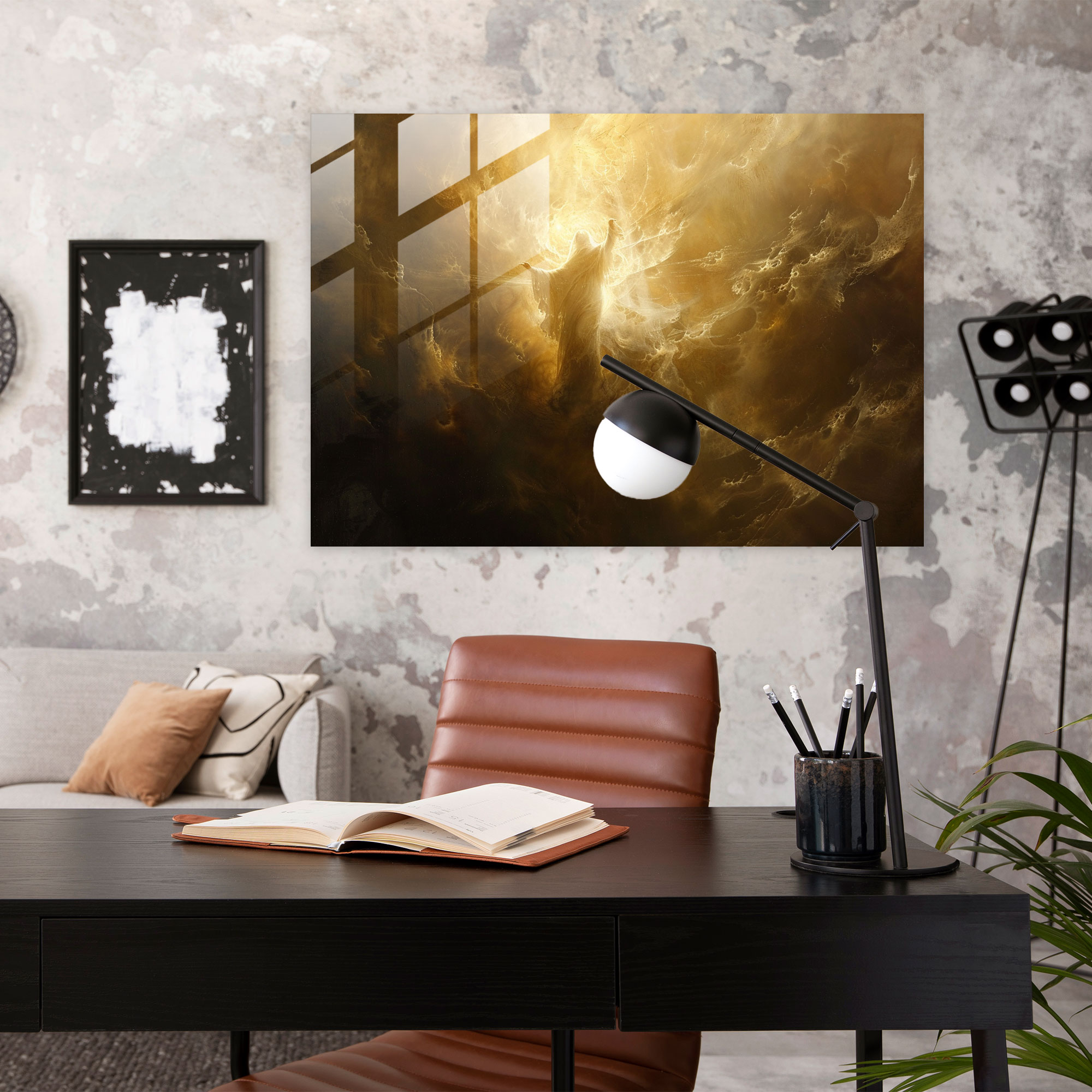Rembrandt Glass Wall Art Glass Art - Rembrandt, Glass Wall Art, Wall Decoration, Glass Art