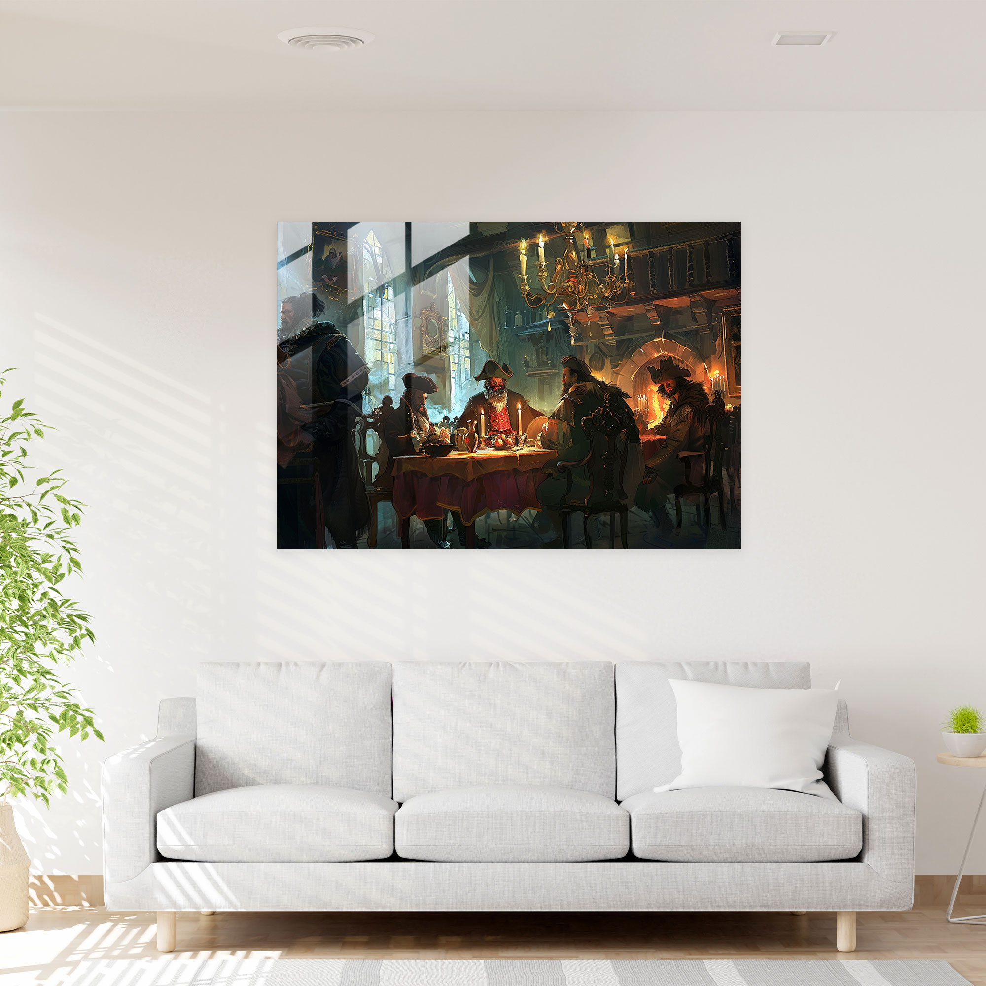 Rembrandt Glass Print - Historical Scene - Rembrandt, Rembrandt, Rich Colors, Intricate Details