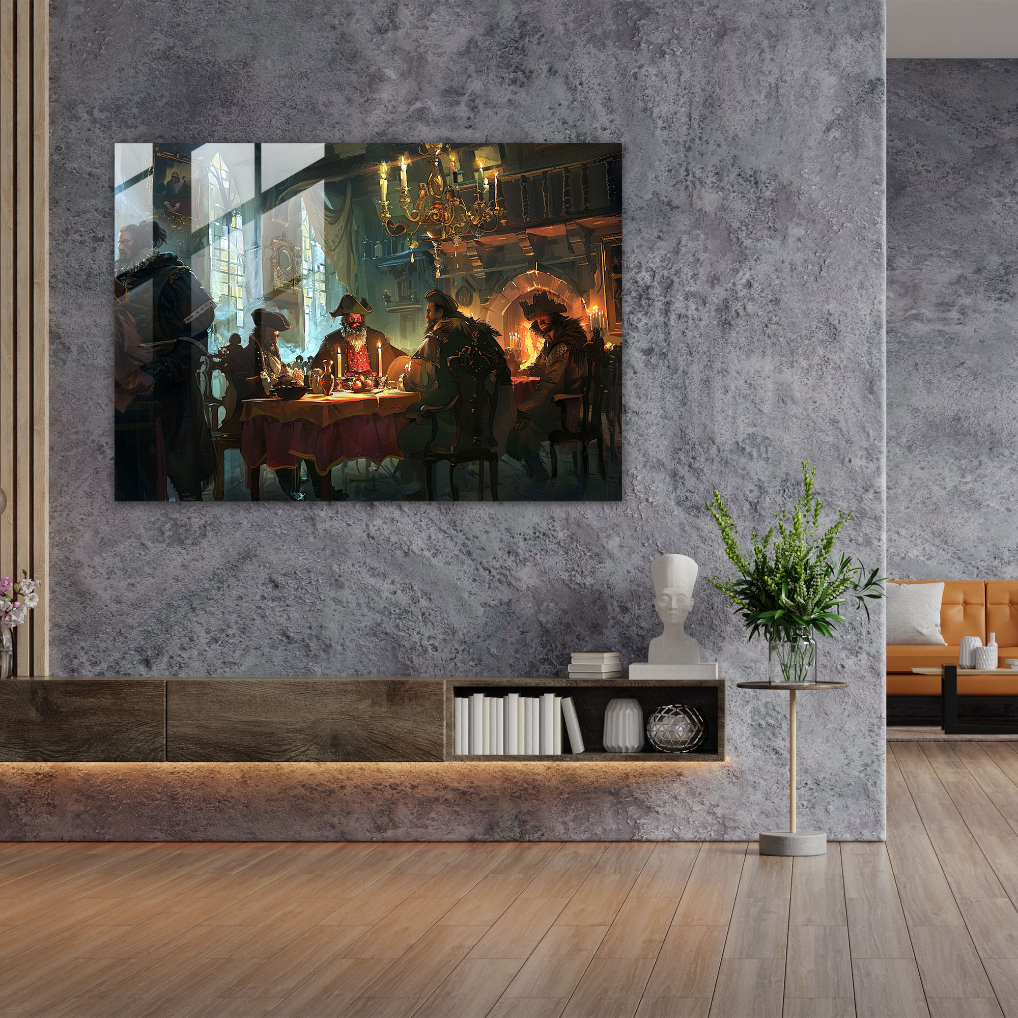 Rembrandt Glass Print - Historical Scene - Rembrandt, Rembrandt, Rich Colors, Intricate Details