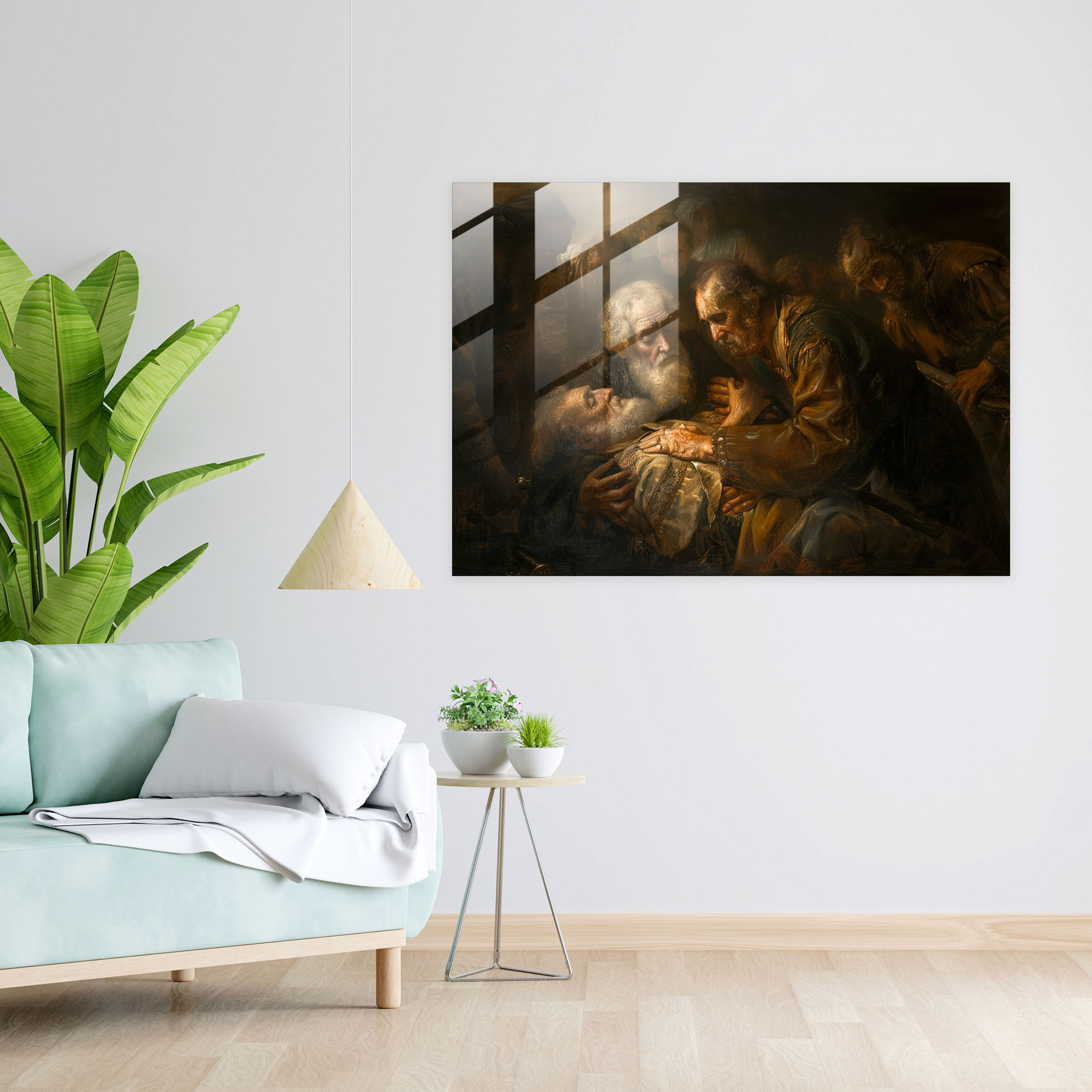 Rembrandt Home Decoration - Biblical Scene - Rembrandt, Biblical Art, Emotional Depth, Spiritual Decor