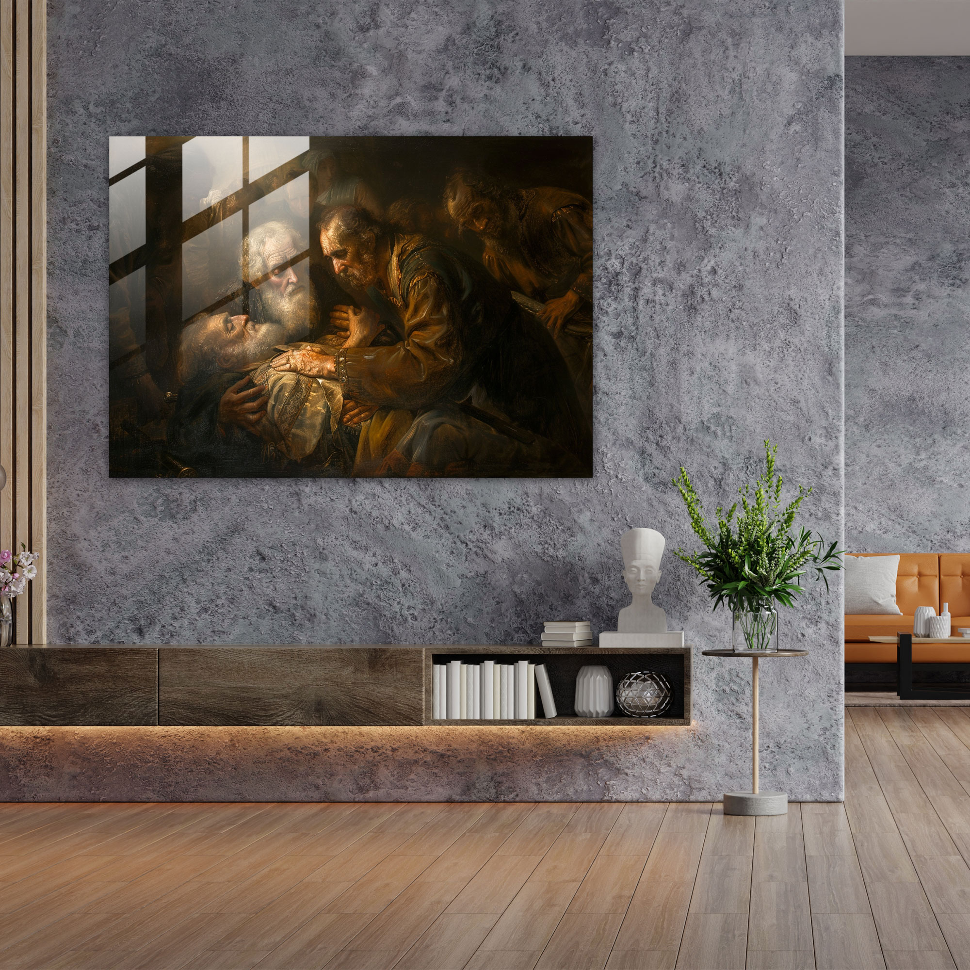 Rembrandt Home Decoration - Biblical Scene - Rembrandt, Biblical Art, Emotional Depth, Spiritual Decor