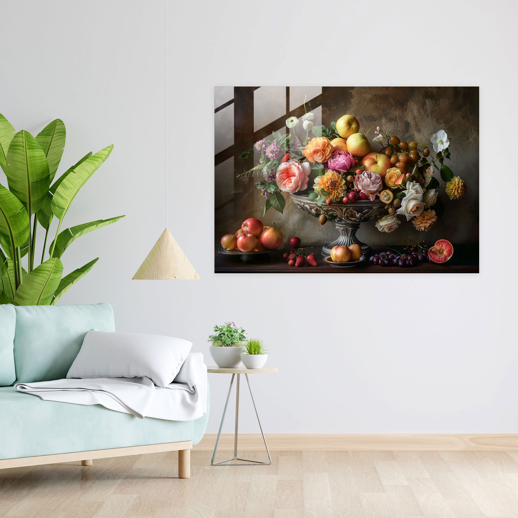 Rembrandt Glass Art Home Decoration - Rembrandt, Rich Textures, Home Decoration, Flowers