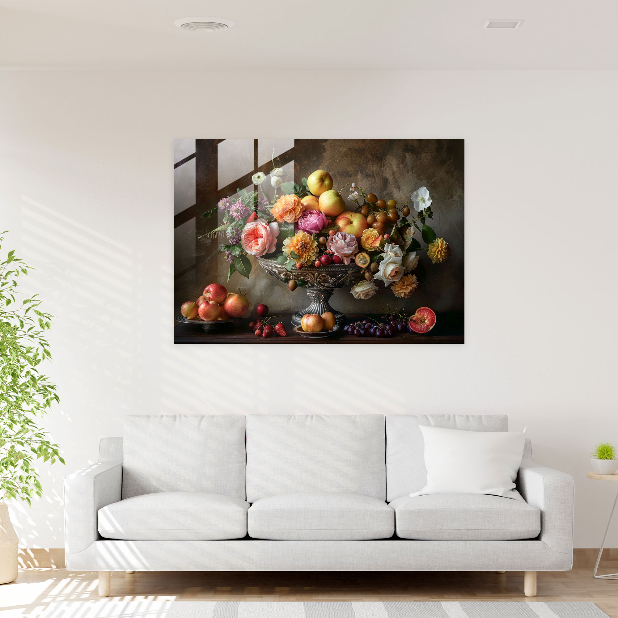 Rembrandt Glass Art Home Decoration - Rembrandt, Rich Textures, Home Decoration, Flowers