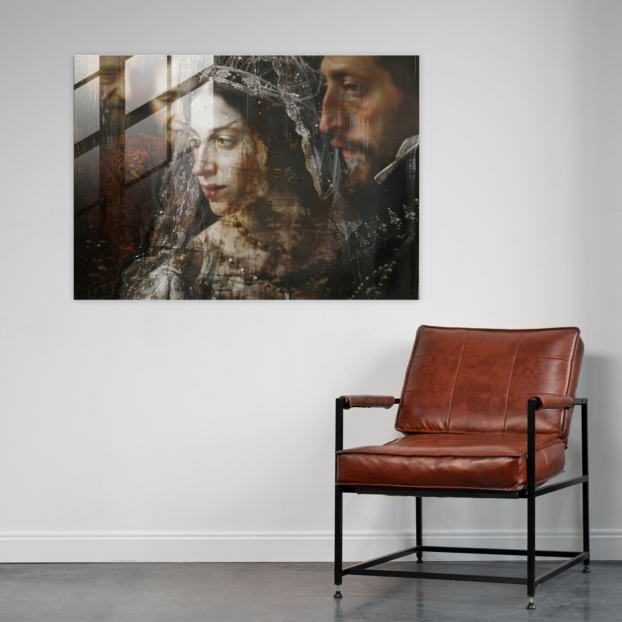 Rembrandt Glass Print - The Jewish Bride - Rembrandt, Art Connoisseurs, Sophistication, Glass Print