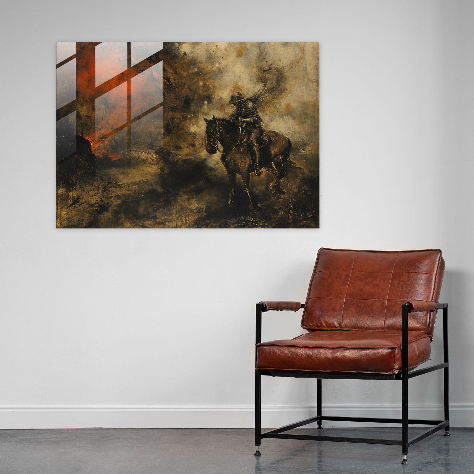 Rembrandt Glass Print - The Polish Rider - Rembrandt, Glass Print, Art Collection, Emotional Depth