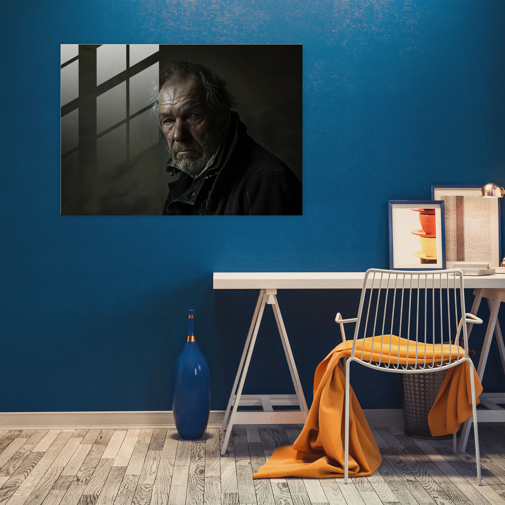 Rembrandt Glass Print - Rembrandt, Modern Art, Glass Wall Art, Rembrandt