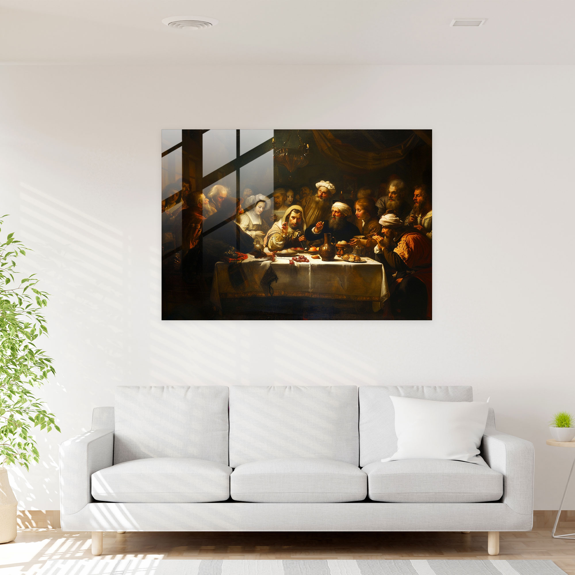Rembrandt Glass Wall Art - Rembrandt, Modern Art, Rembrandt, Glass Art