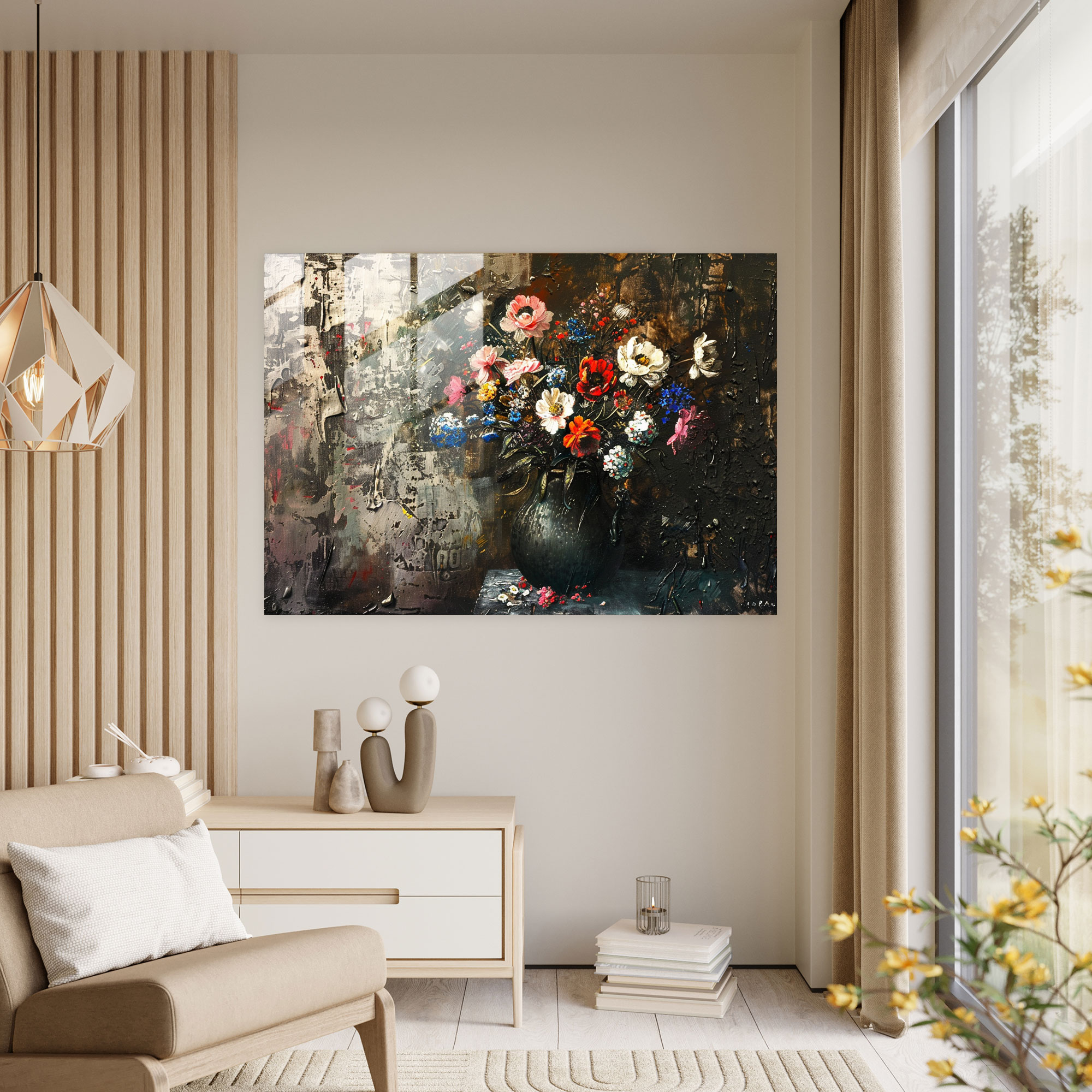 Rembrandt Glass Art - Rembrandt, Home Decoration, Glass Wall Art, Glass Art