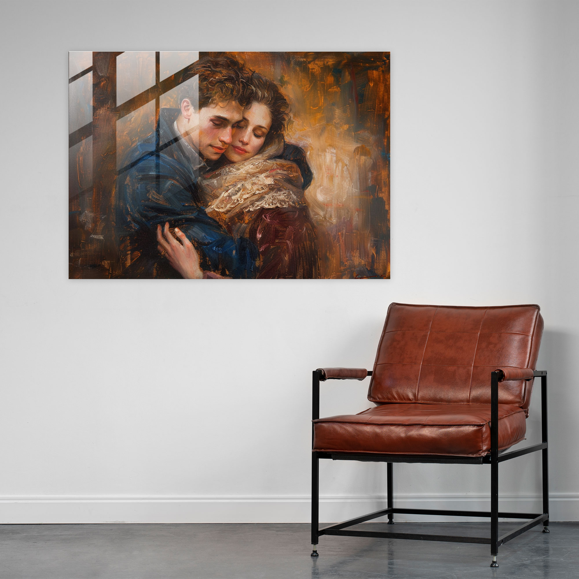 Rembrandt Glass Print - Rembrandt, Glass Print, Modern Art, Home Decoration