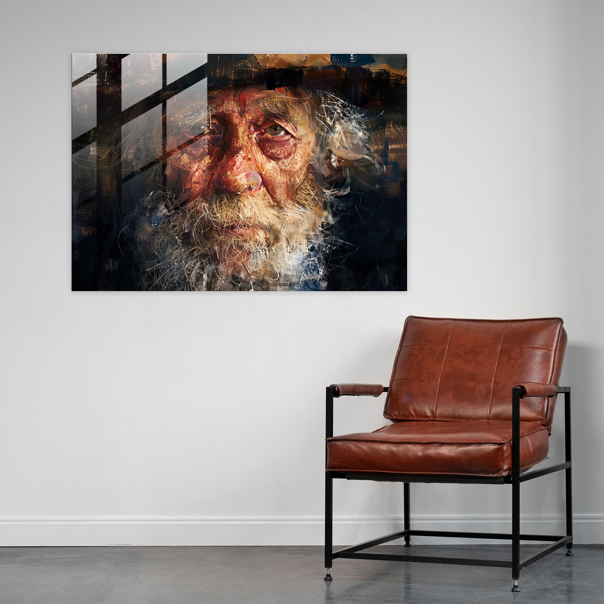Rembrandt Home Decoration - Rembrandt, Modern Art, Glass Print, Home Decoration