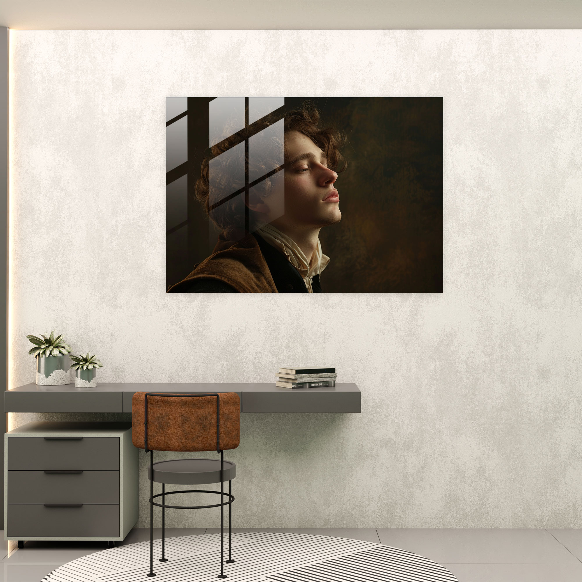 Rembrandt Glass Print Home Decoration - Rembrandt, Home Decoration, Glass Print, Rembrandt