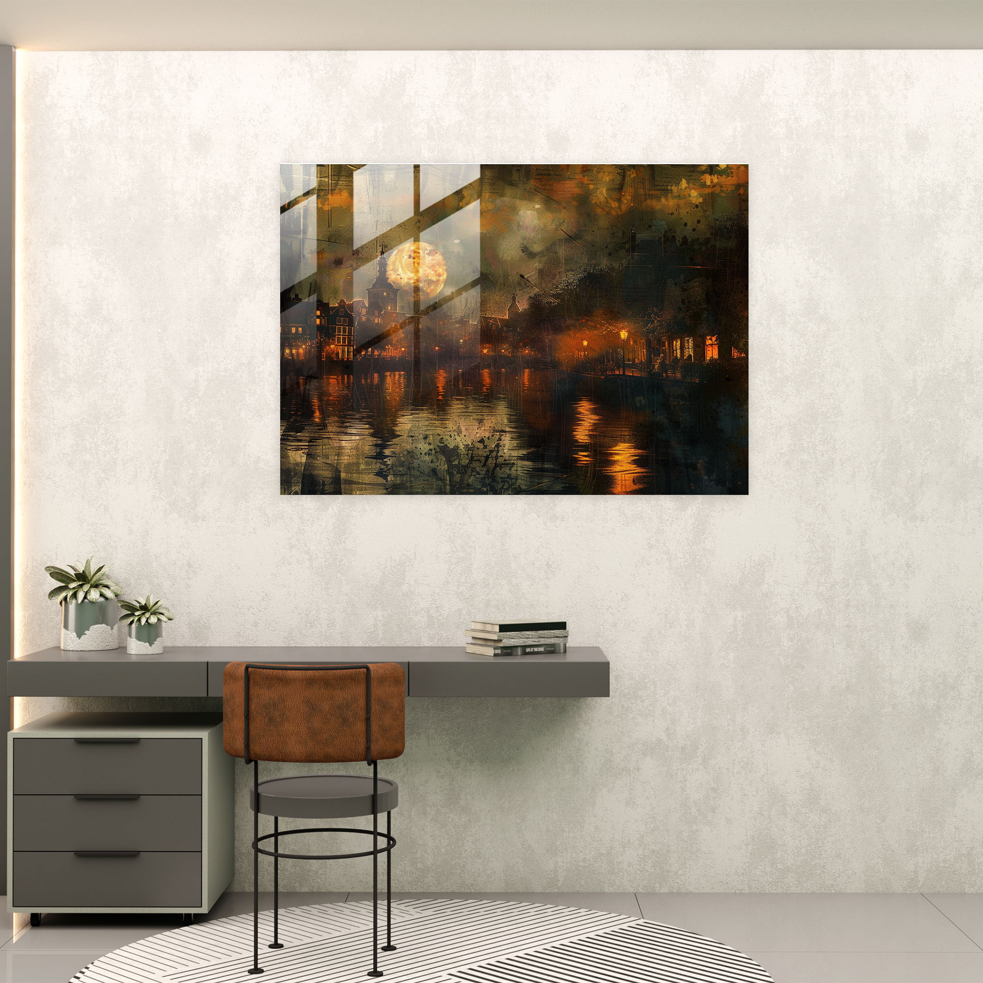 Rembrandt Glass Print Night Scene - Rembrandt, Glass Wall Art, Glass Print, Rembrandt