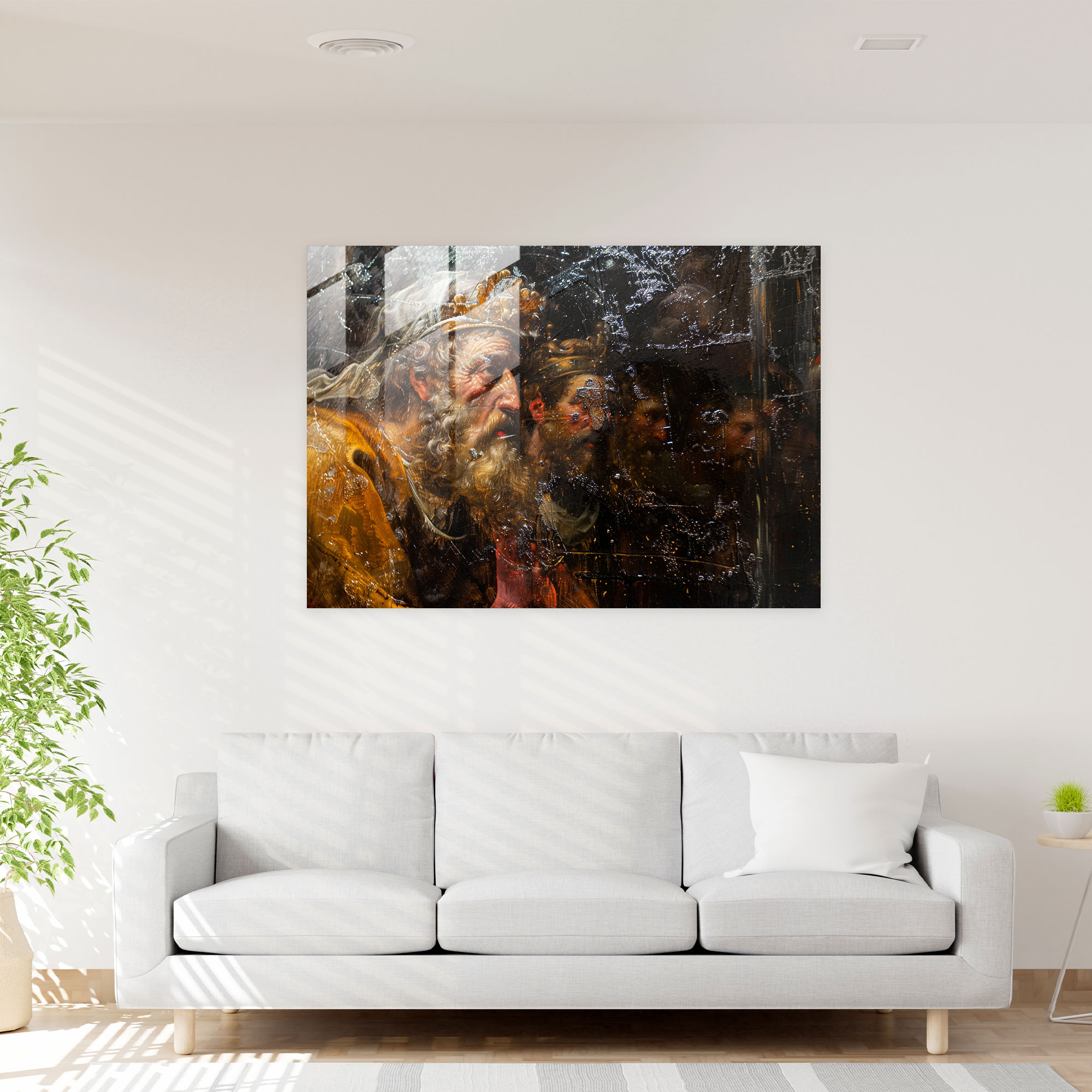 Rembrandt Glass Art - Powerful Religious Painting - Rembrandt, Modern Art, Religious Painting, Rembrandt