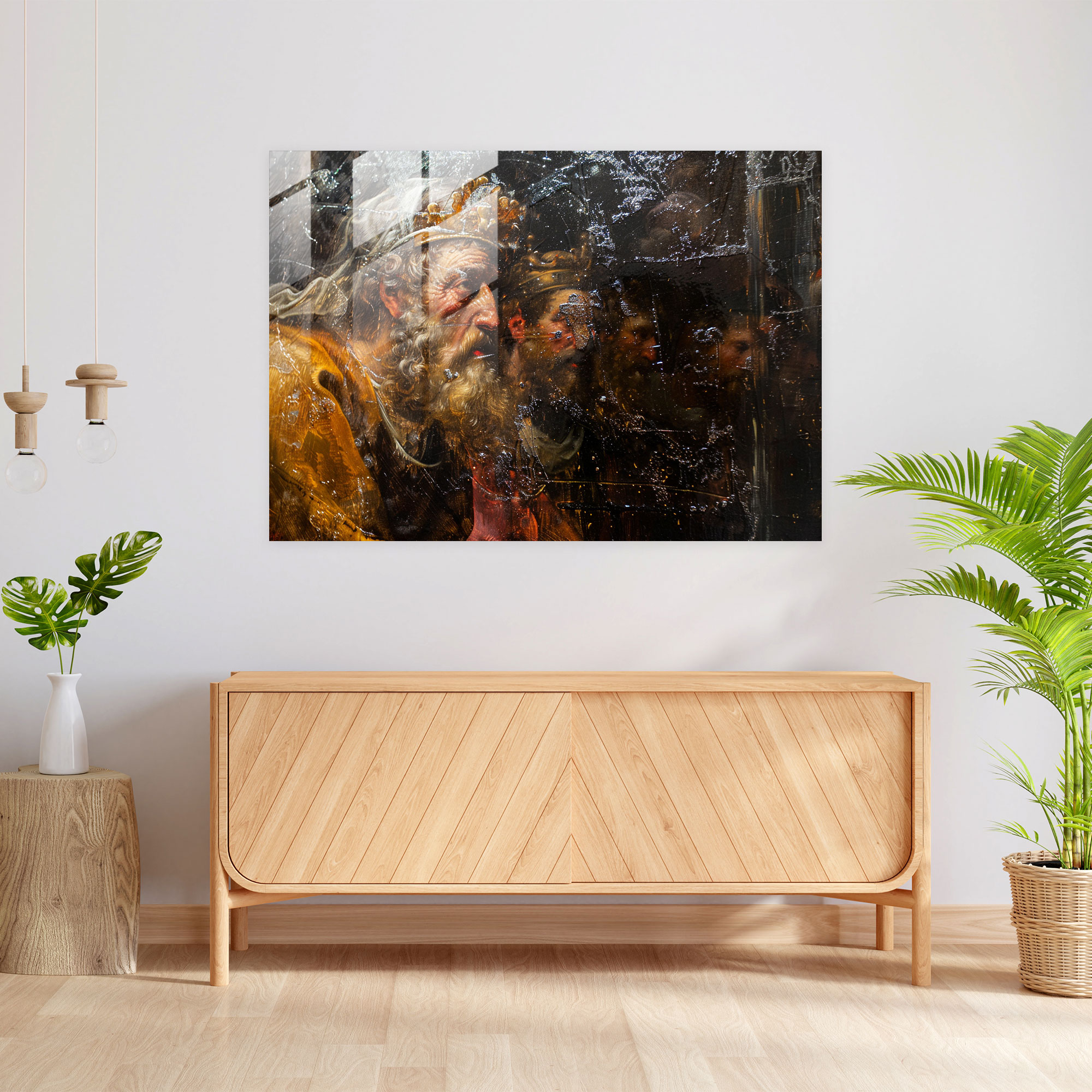 Rembrandt Glass Art - Powerful Religious Painting - Rembrandt, Modern Art, Religious Painting, Rembrandt
