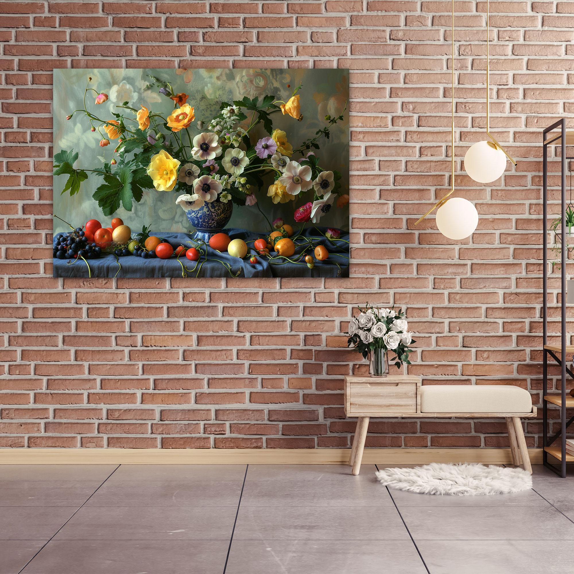 Realism Flower Wall Decoration - Realism, Canvas Print, Canvas, Wall Art