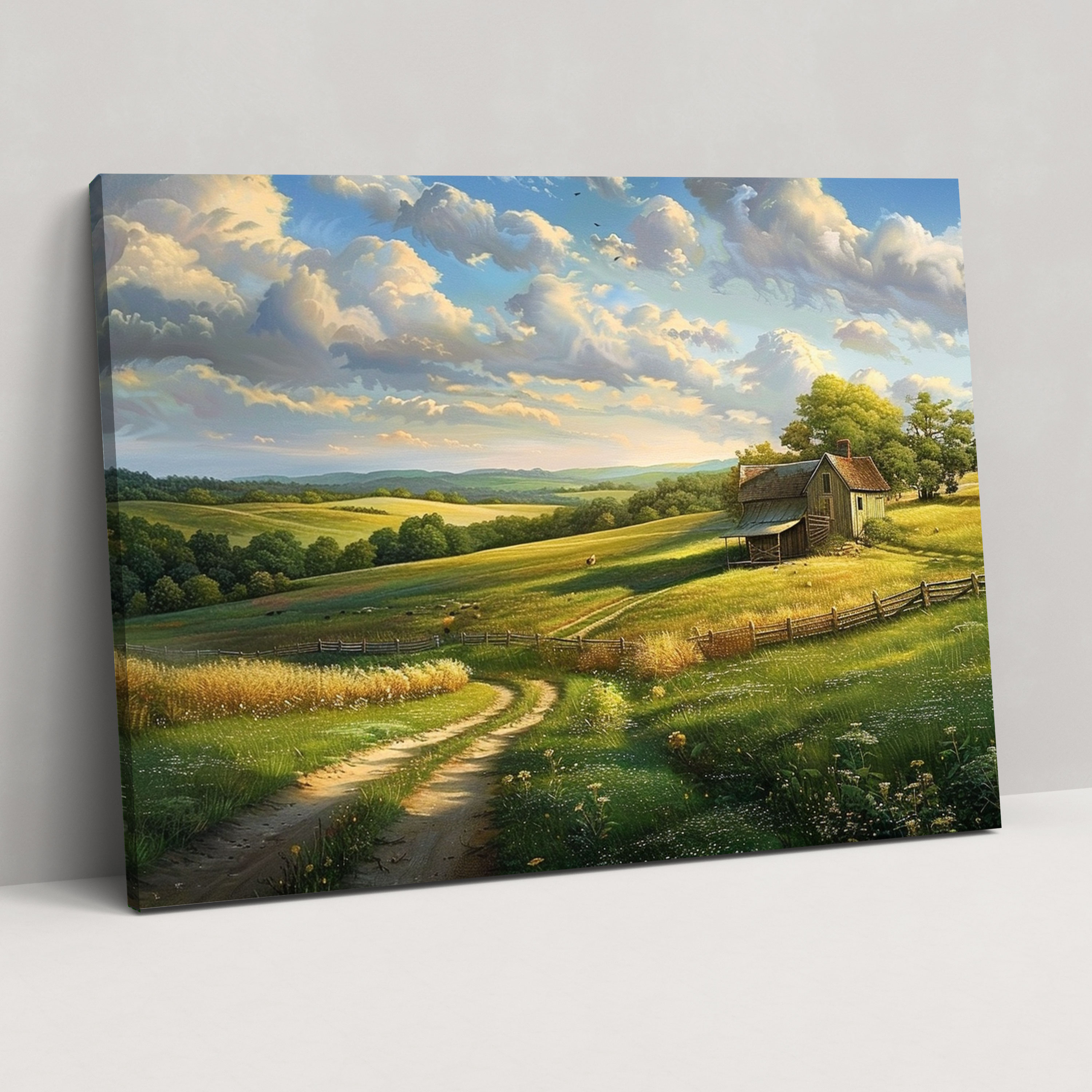 Realism Countryside Wall Art - Realism, Canvas Print, Home Decoration, Canvas Wall Art