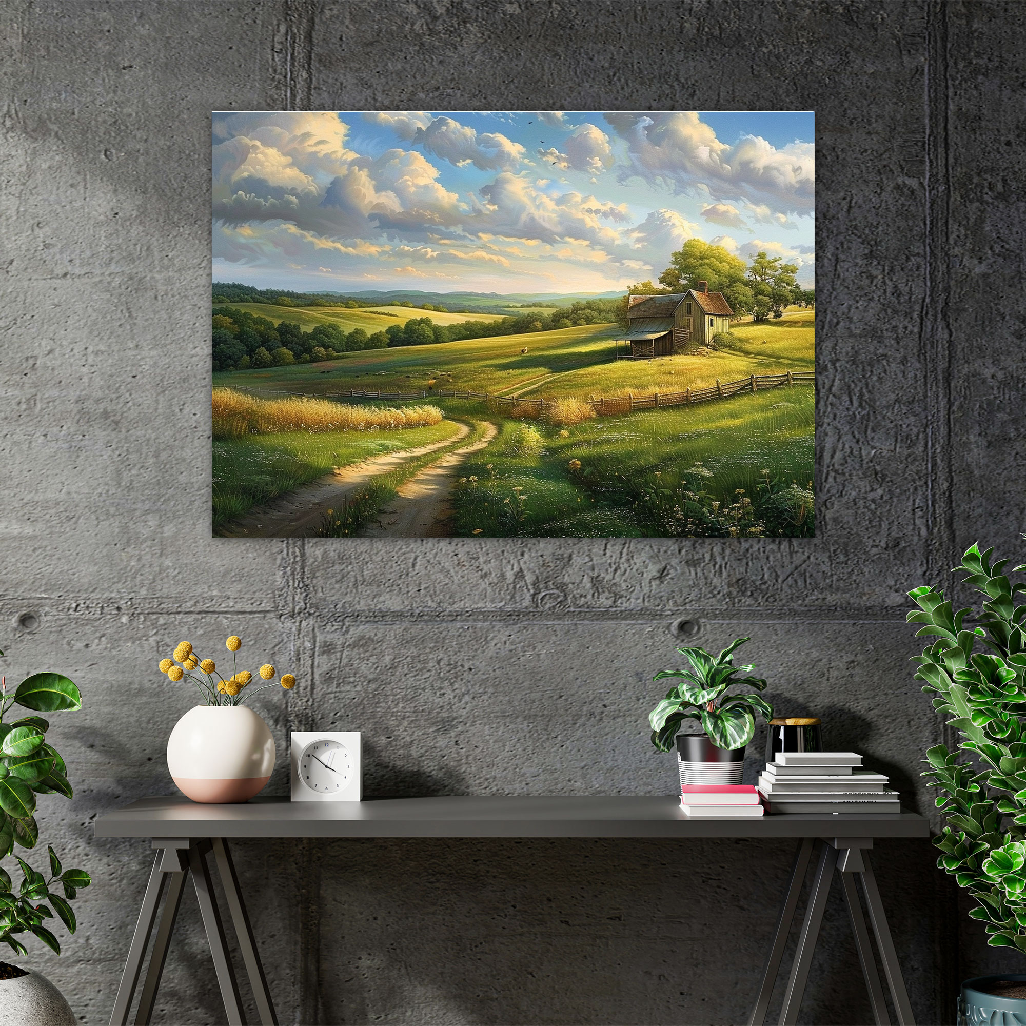 Realism Countryside Wall Art - Realism, Canvas Print, Home Decoration, Canvas Wall Art